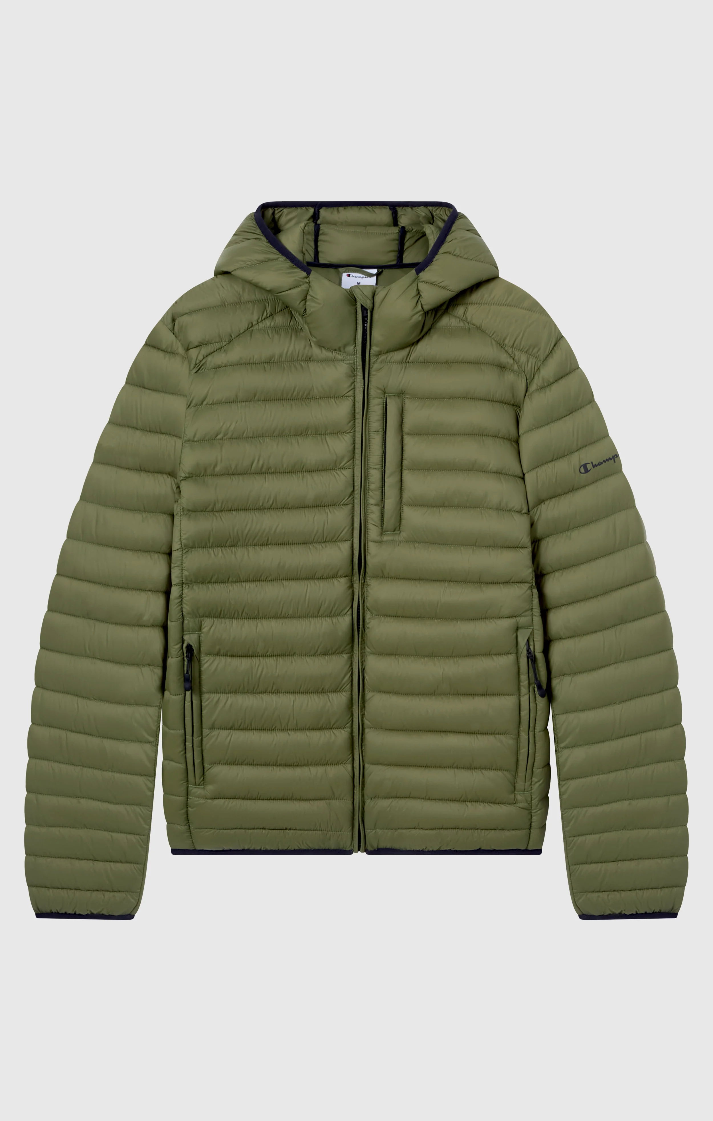 Men’s Lightweight Hooded Padded Jacket with Full Zip - Image 5