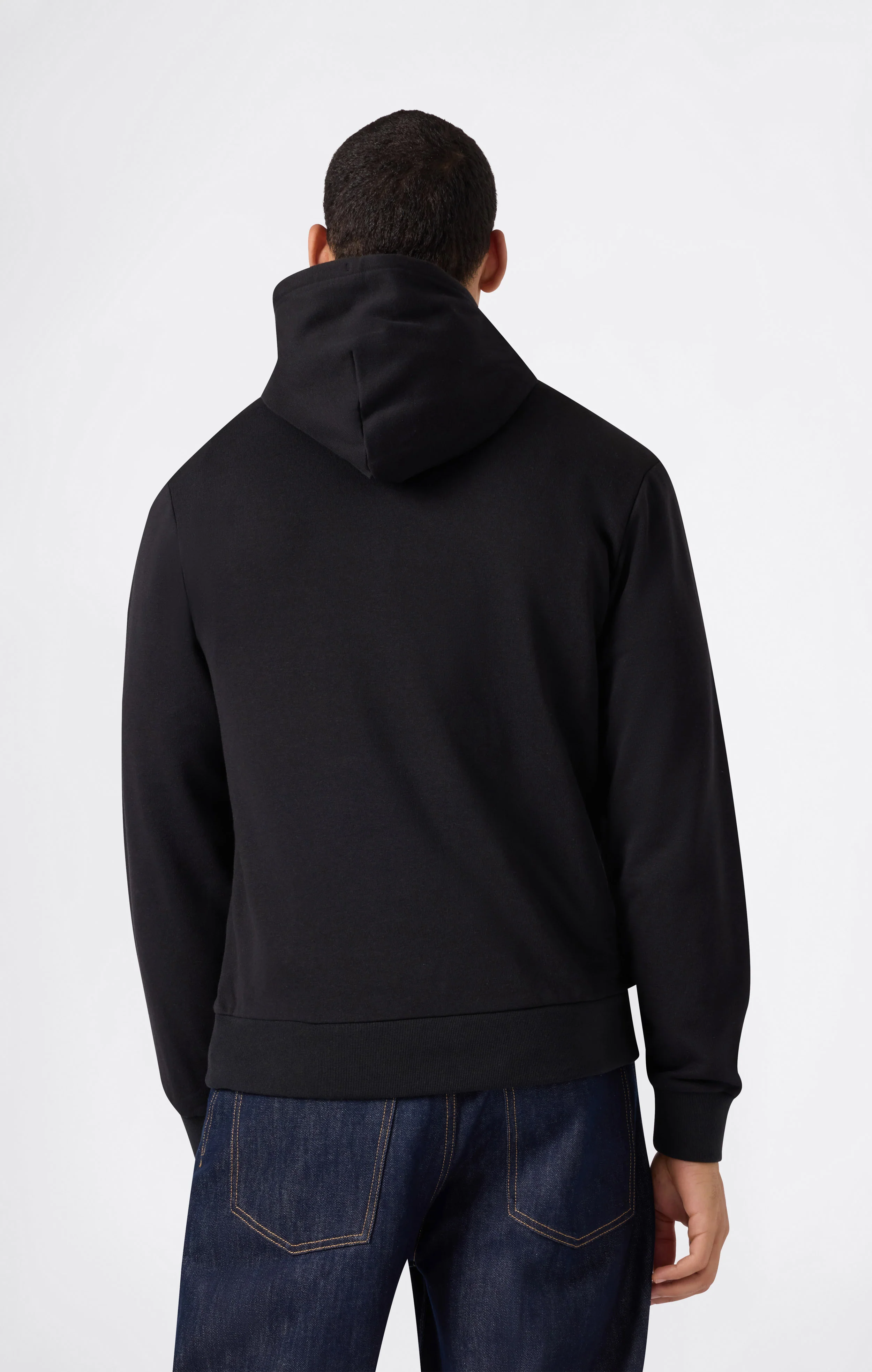 Men’s Lightweight Hooded Sweatshirt with Maxi Printed Logo - Image 3