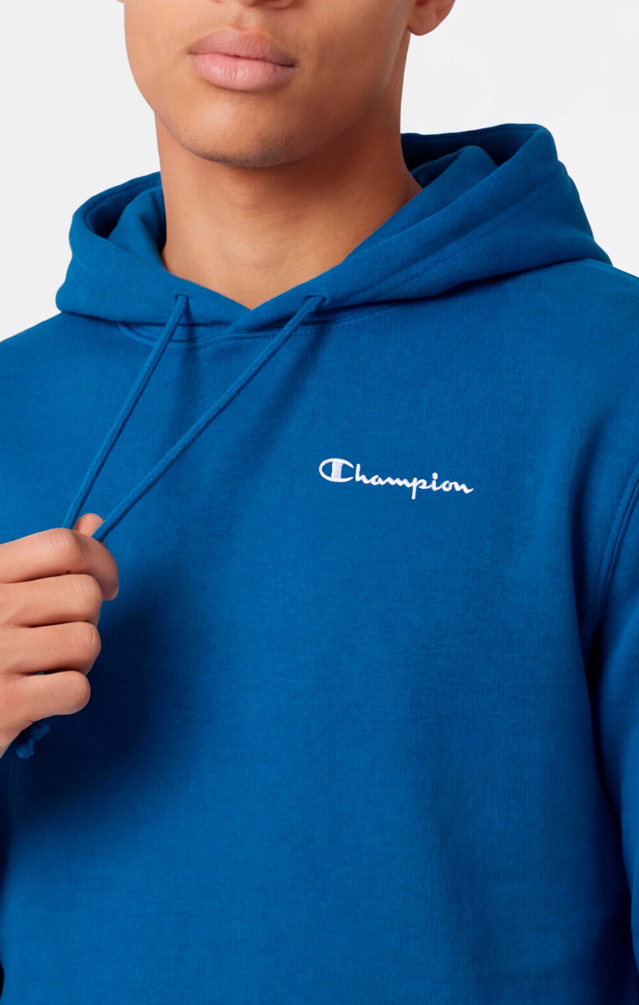 Men’s Lightweight Hoodie with Small Embroidered Logo Icons - Image 4