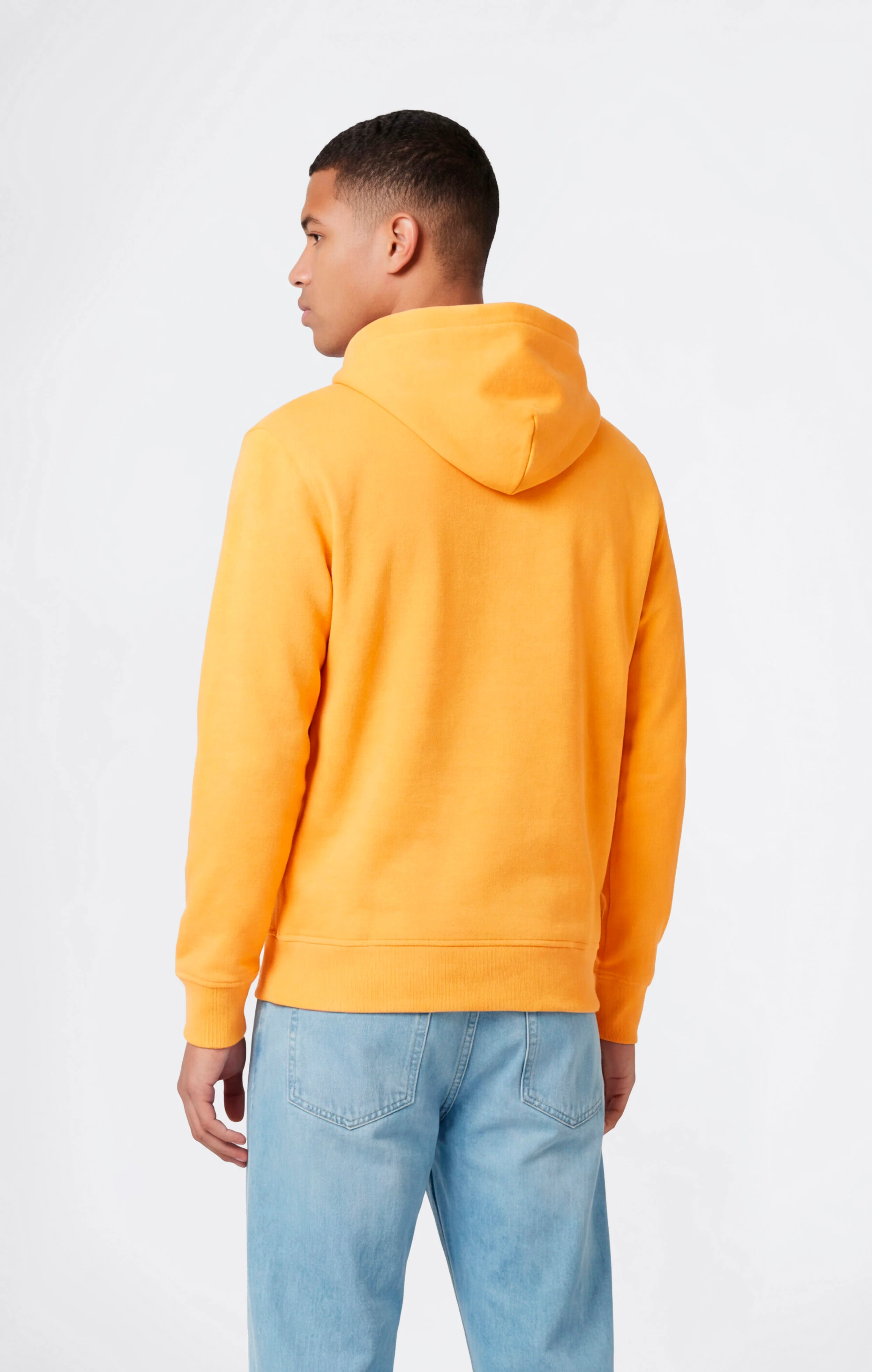 Men’s Lightweight Hoodie with Small Embroidered Logo Icons - Image 3