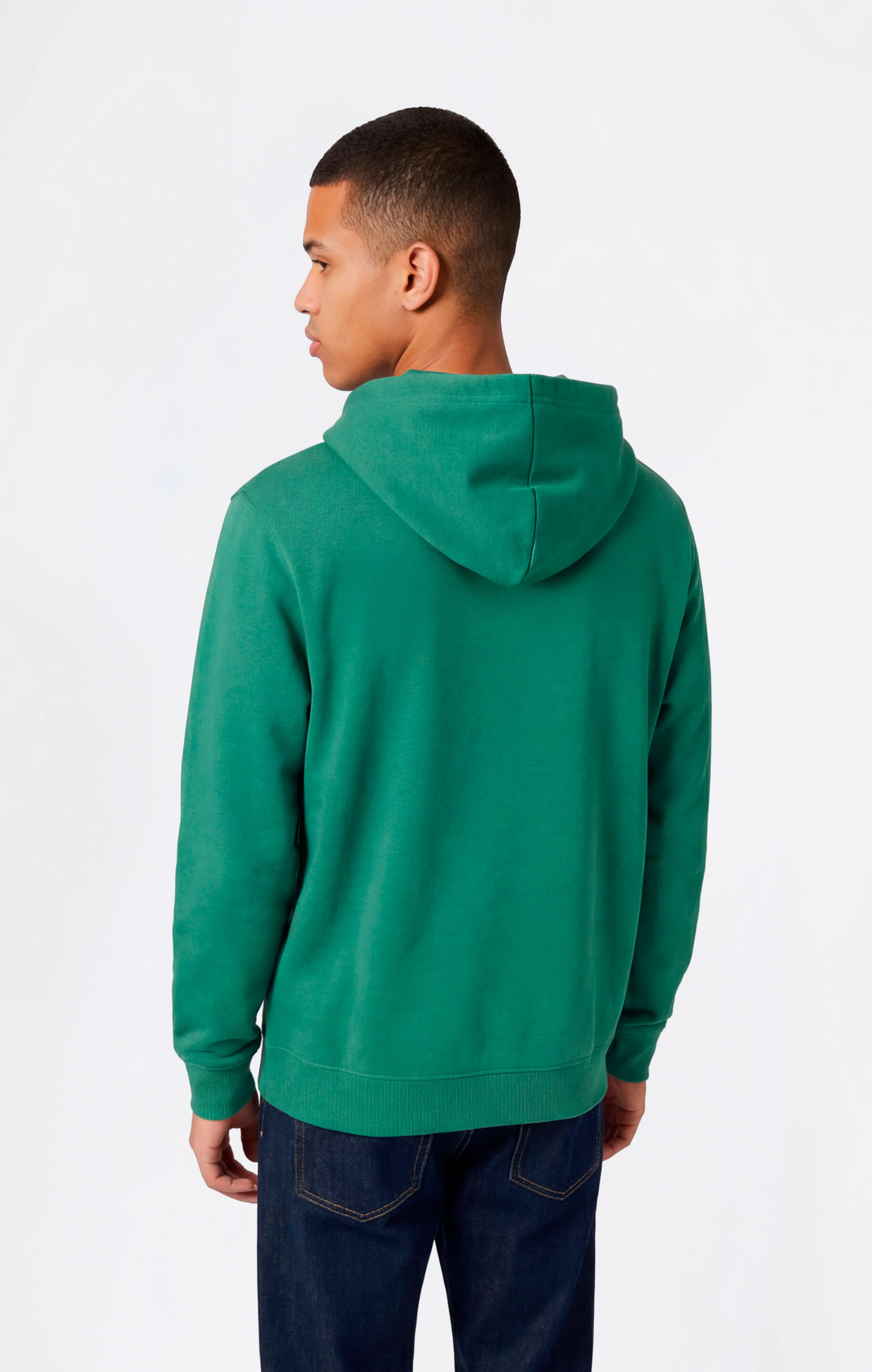 Men’s Lightweight Hoodie with Small Embroidered Logo Icons - Image 3