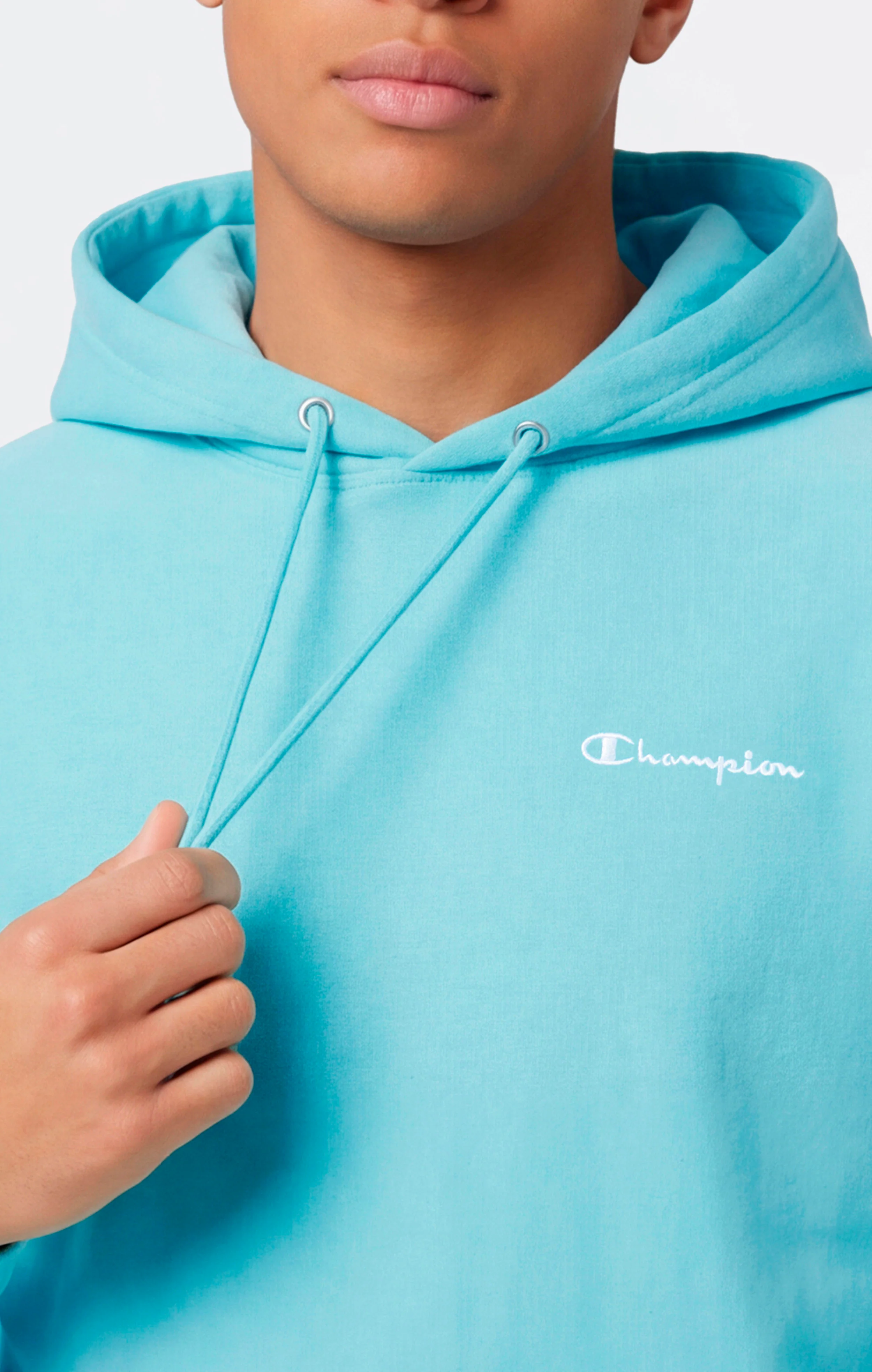 Men’s Lightweight Hoodie with Small Embroidered Logo Icons - Image 4