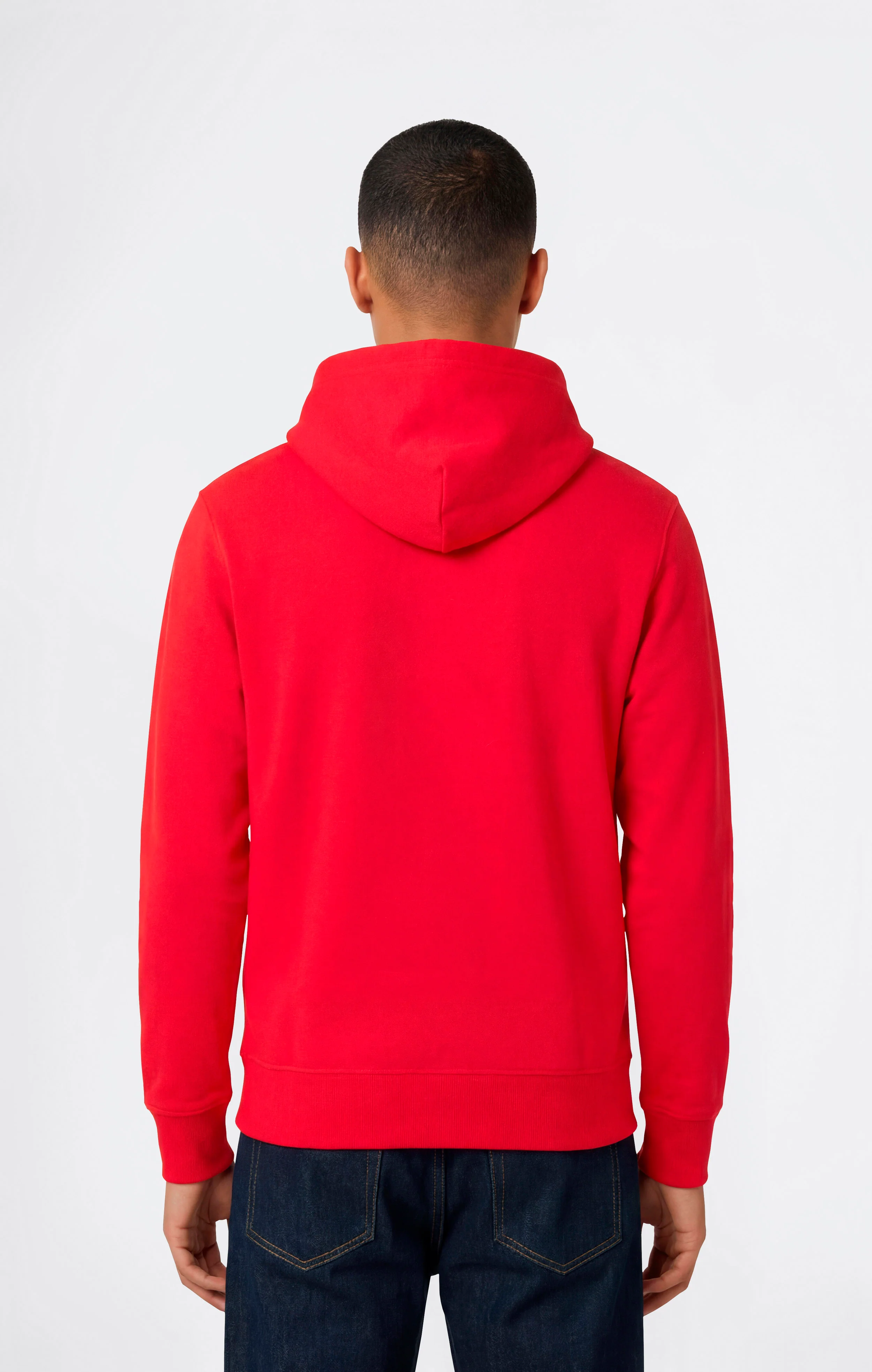 Men’s Lightweight Hoodie with Small Embroidered Logo Icons - Image 3