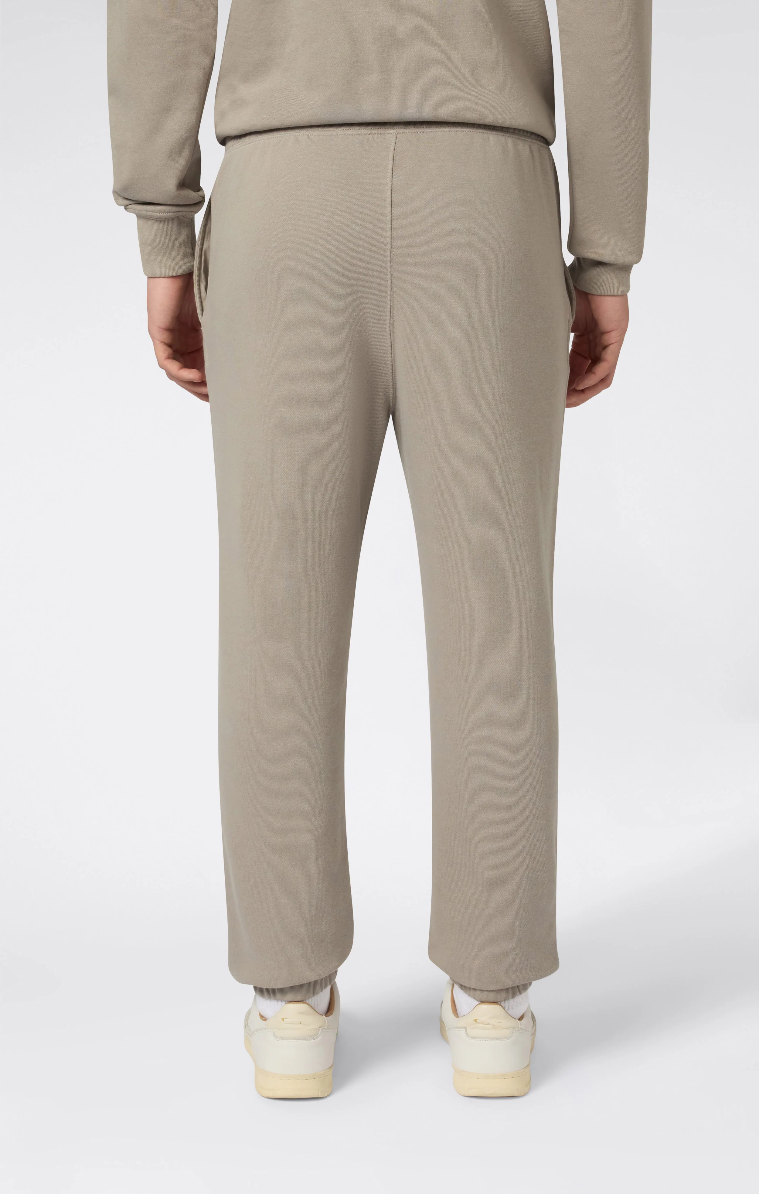 Men’s Lightweight Pants with Elastic Cuffs and Tonal Maxi Embroidered Logo Icons - Image 4
