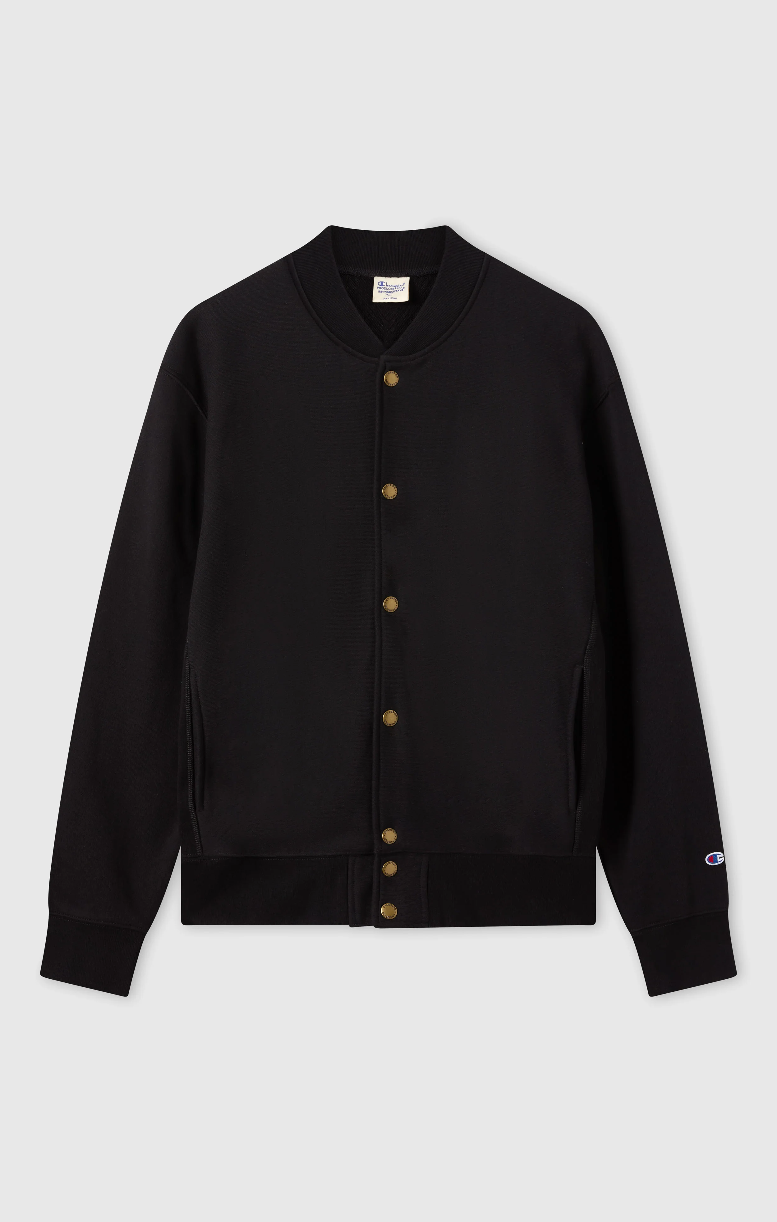 Men’s Lightweight Reverse Weave Bomber Sweatshirt - Image 5