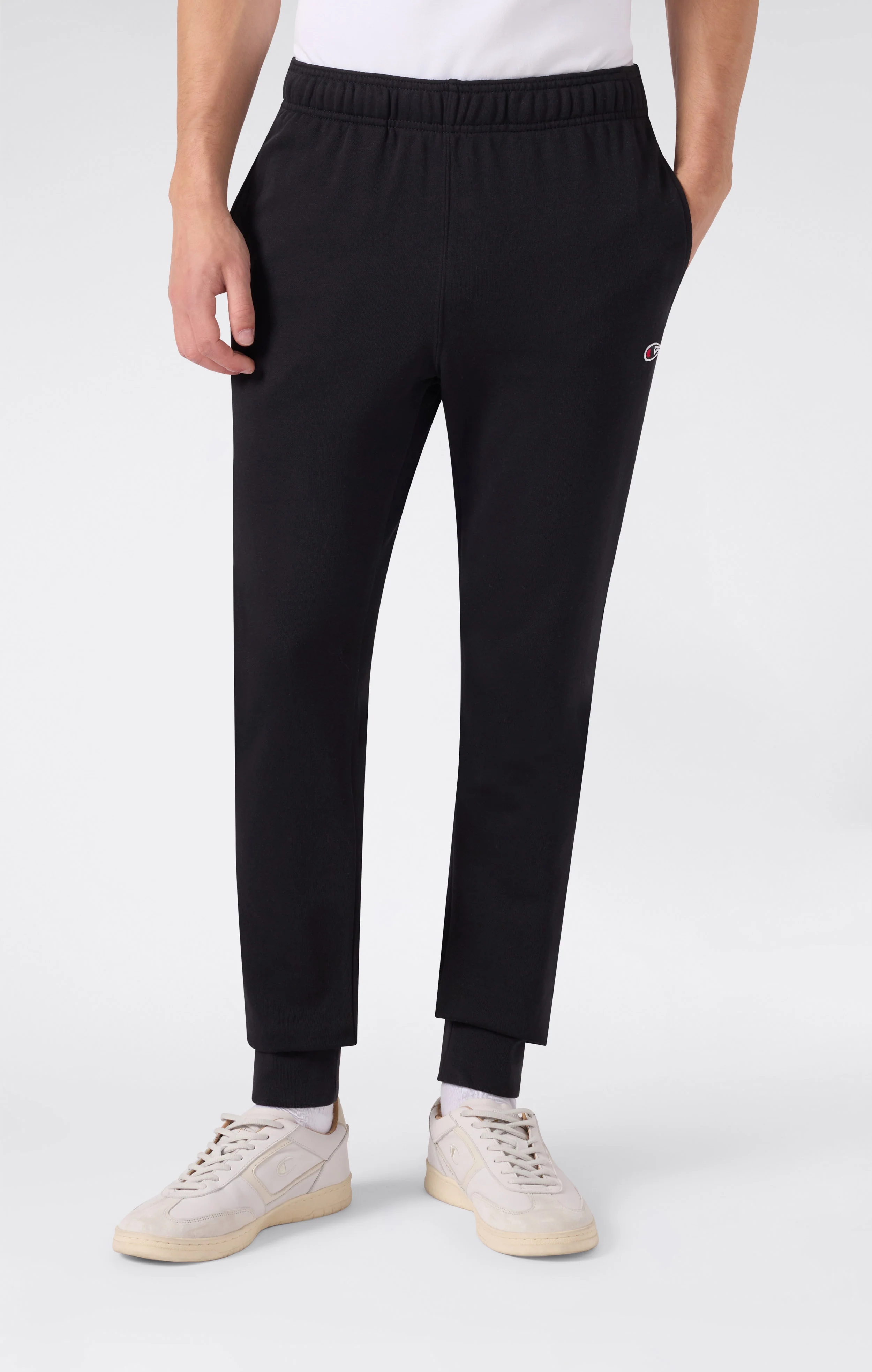 Men's Lightweight Slim Fit Jogger Sweatpants with Ribbed Cuffs