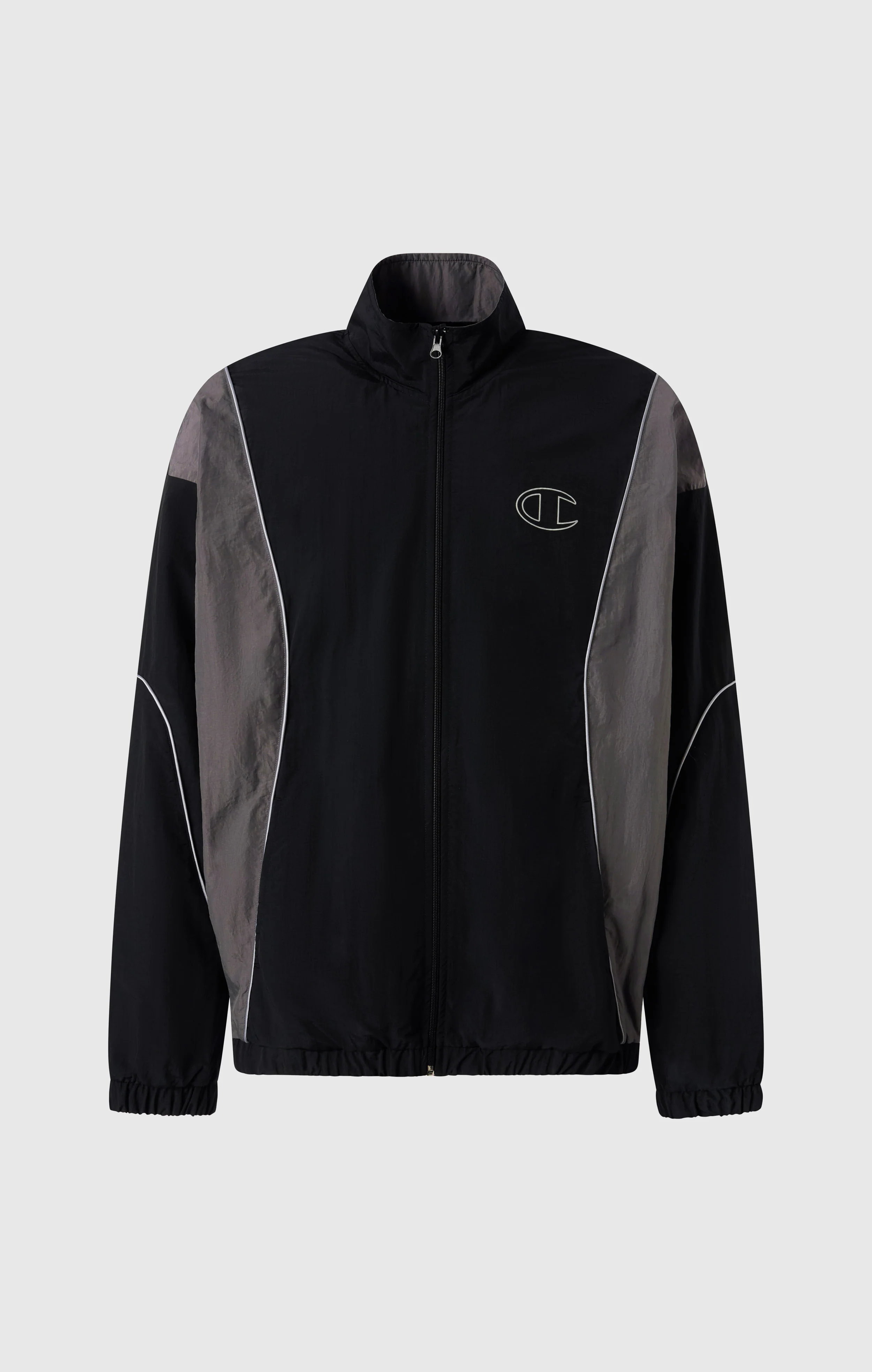Men’s Woven Nylon Full-Zip Track Top Loose Fit - Image 8