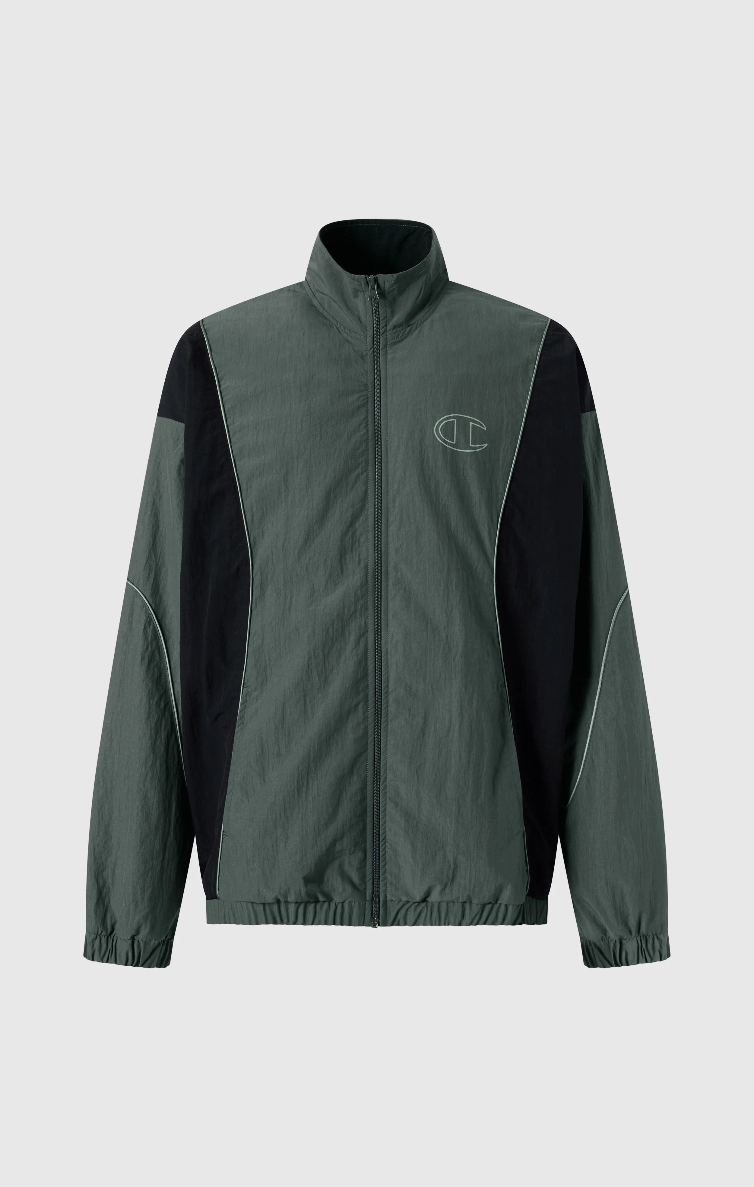 Men’s Woven Nylon Full-Zip Track Top Loose Fit - Image 5
