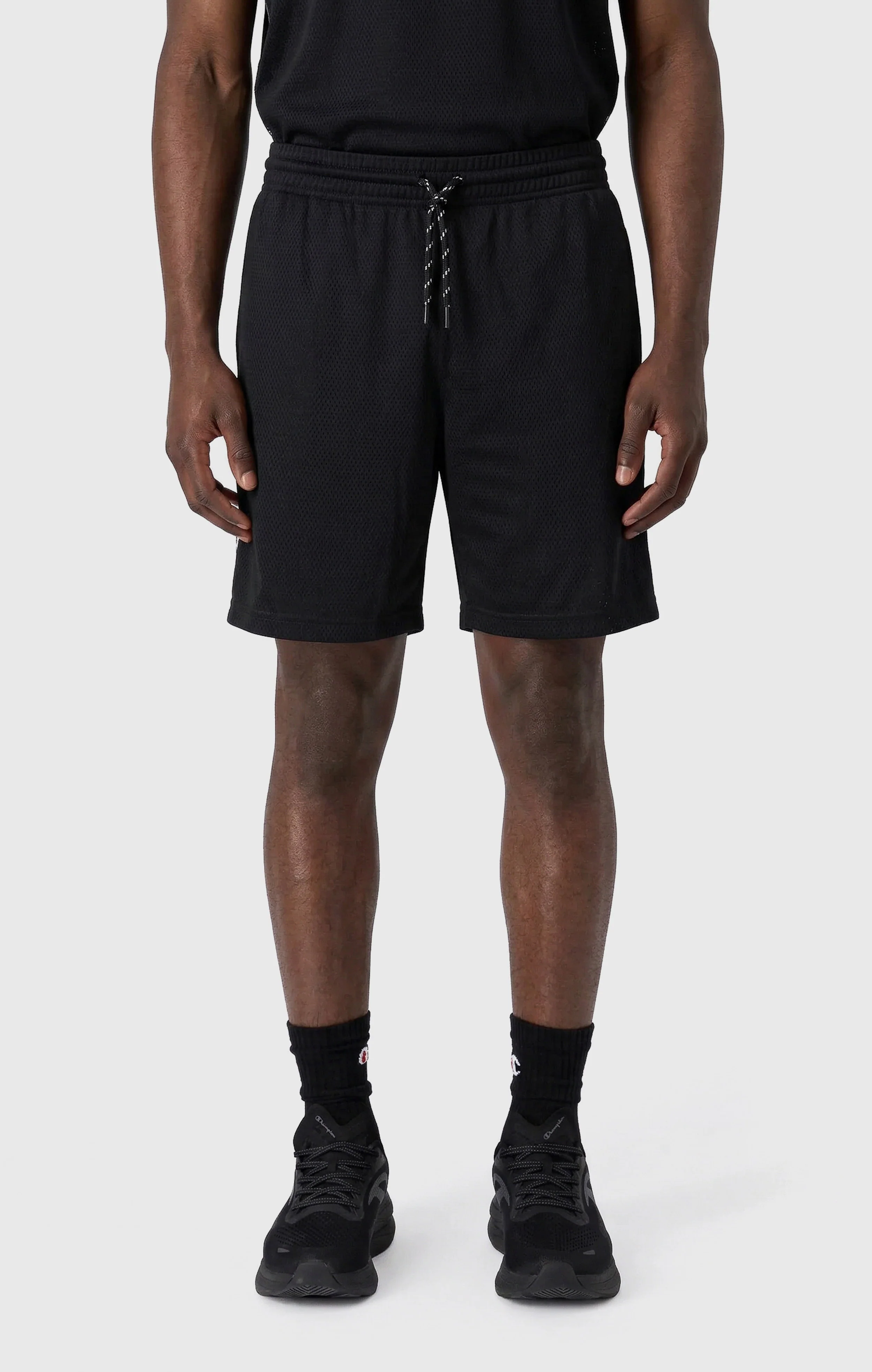 Men’s Mesh Tape Logo Bermuda Shorts
