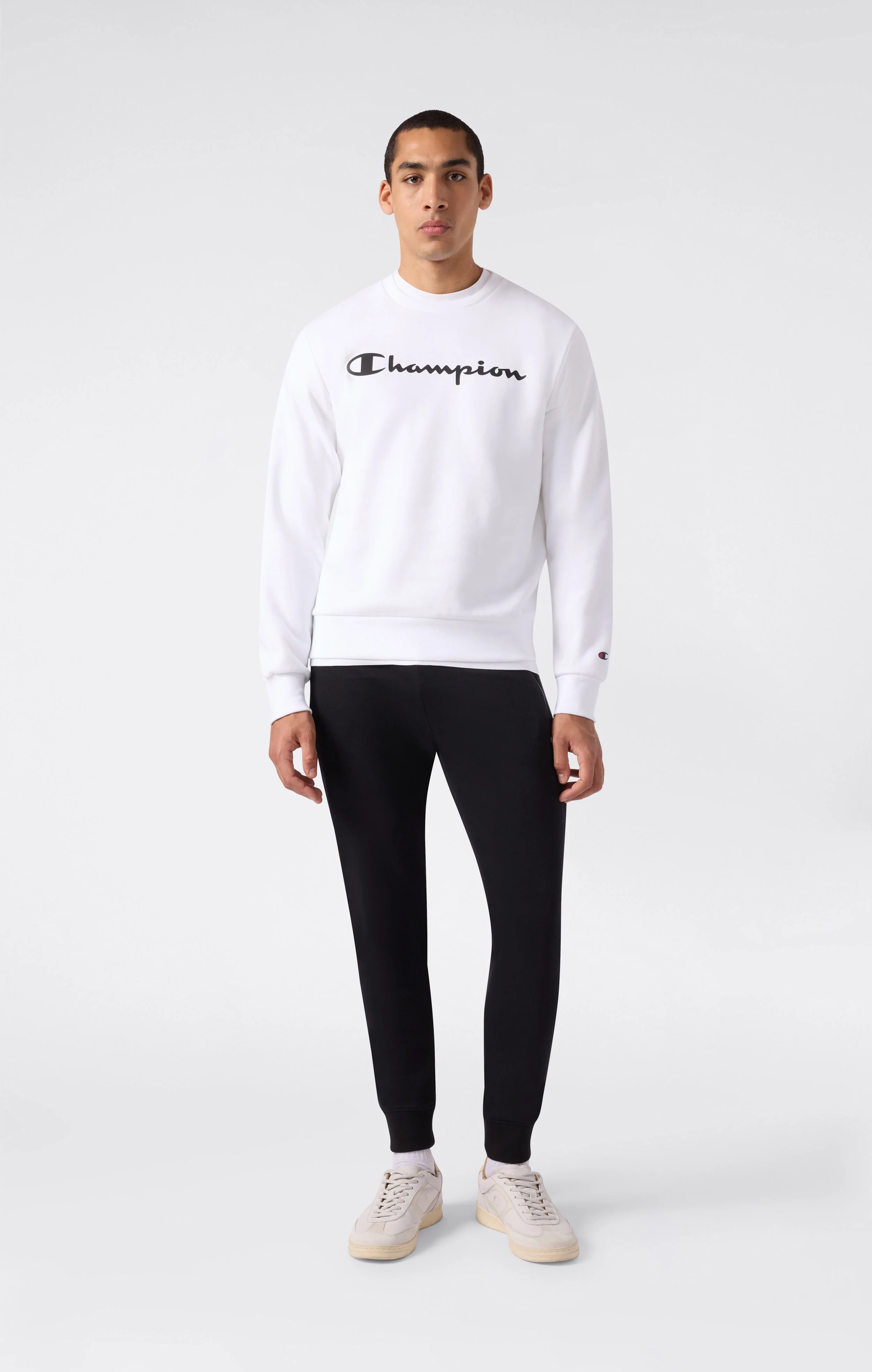 Men's Joggers with Front Zip Pockets and Ribbed Cuffs Icons - Image 2