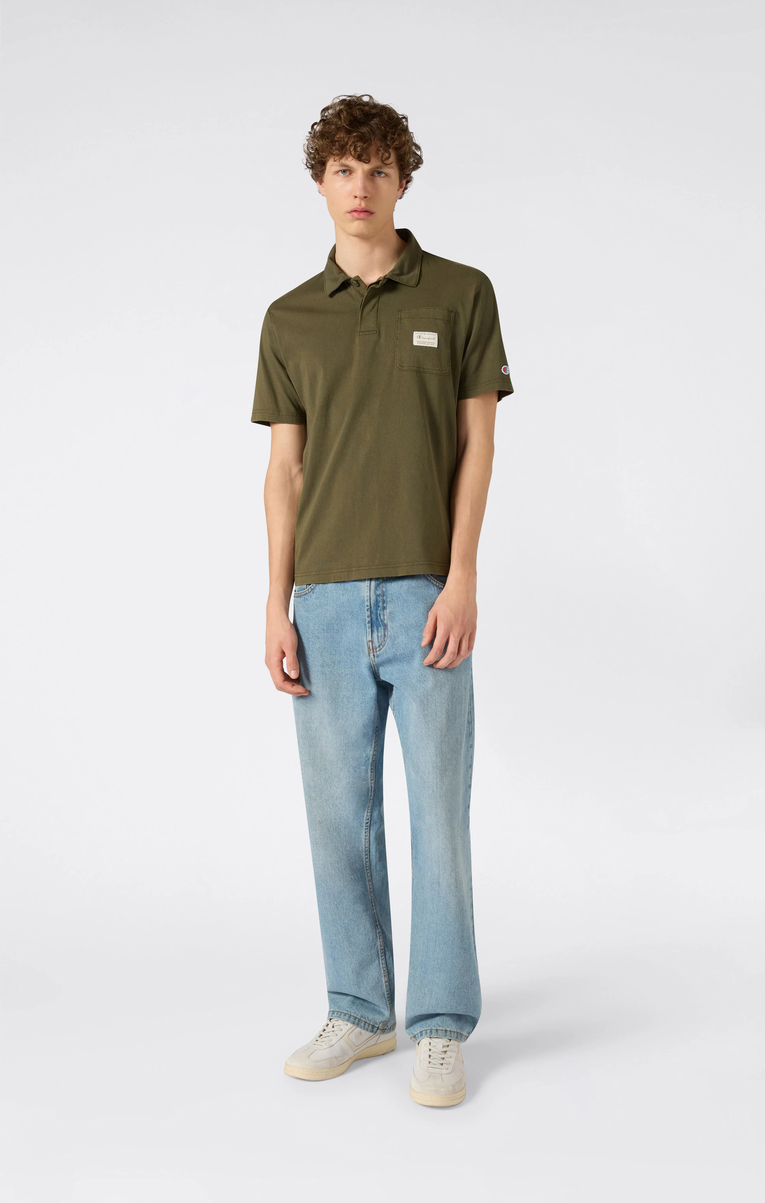Men’s Polo with Chest Pocket - Image 2