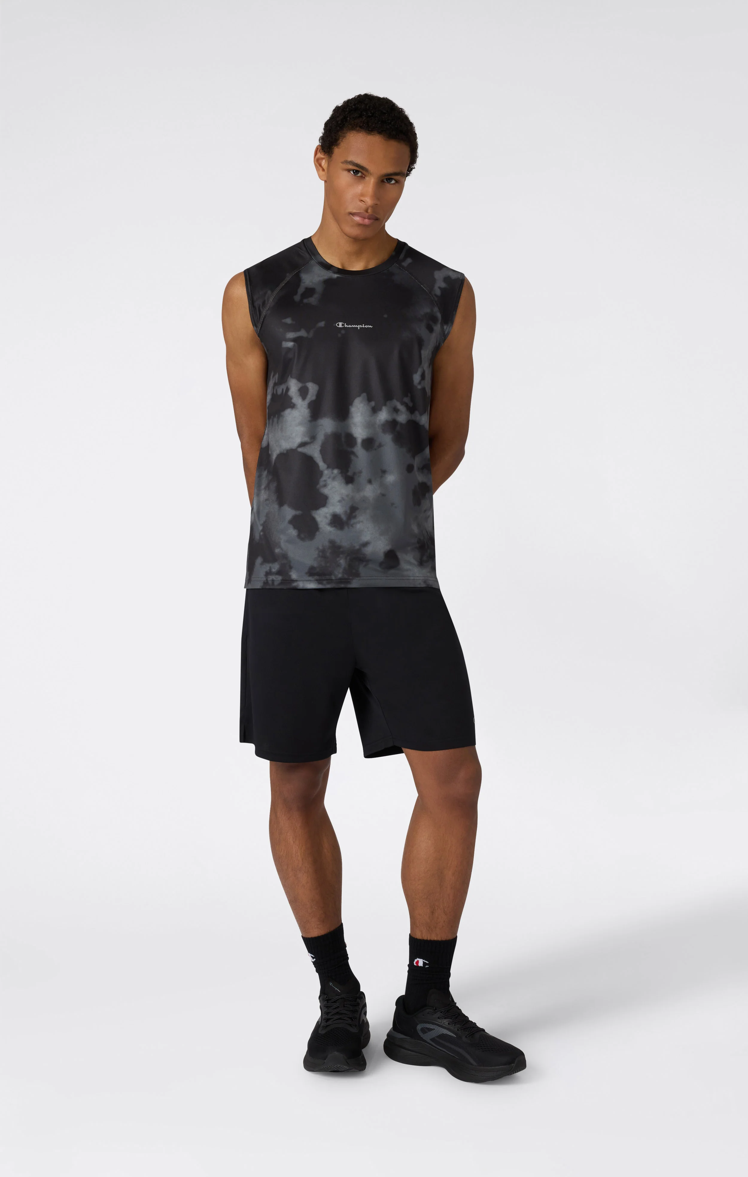 Men’s Quick Dry Printed Sports Tank Top - Image 4