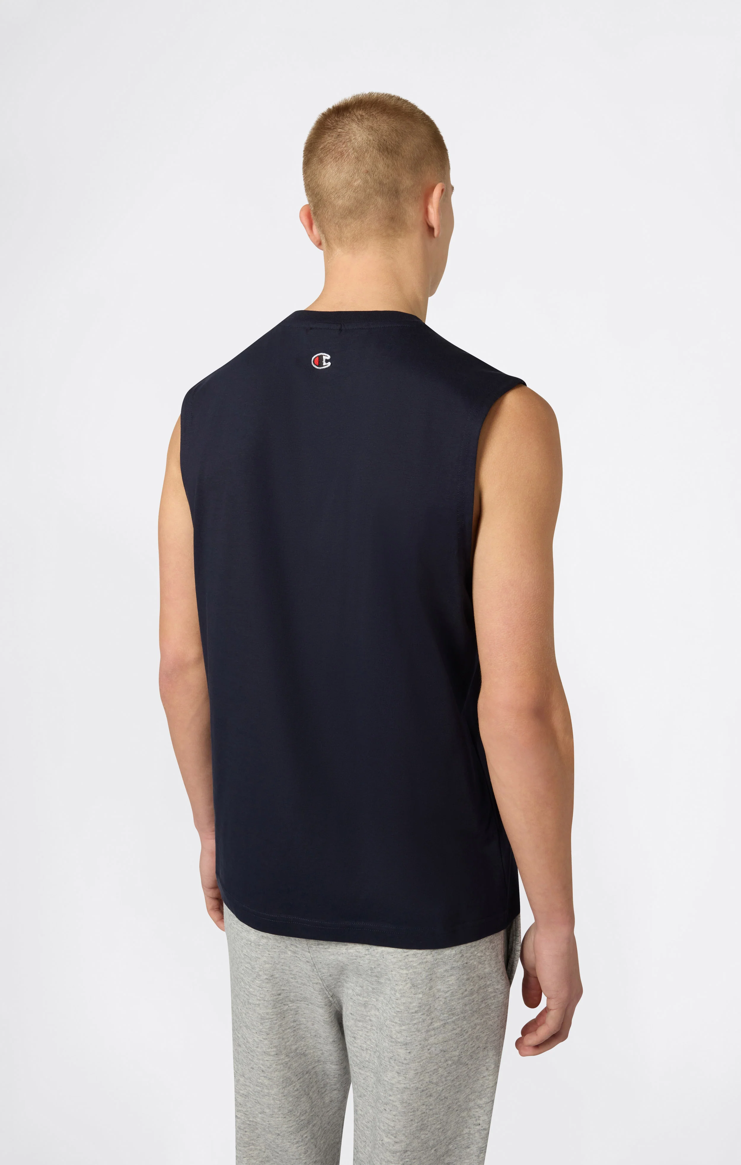Men’s Tank Top with Maxi Embroidery Logo Icons - Image 4