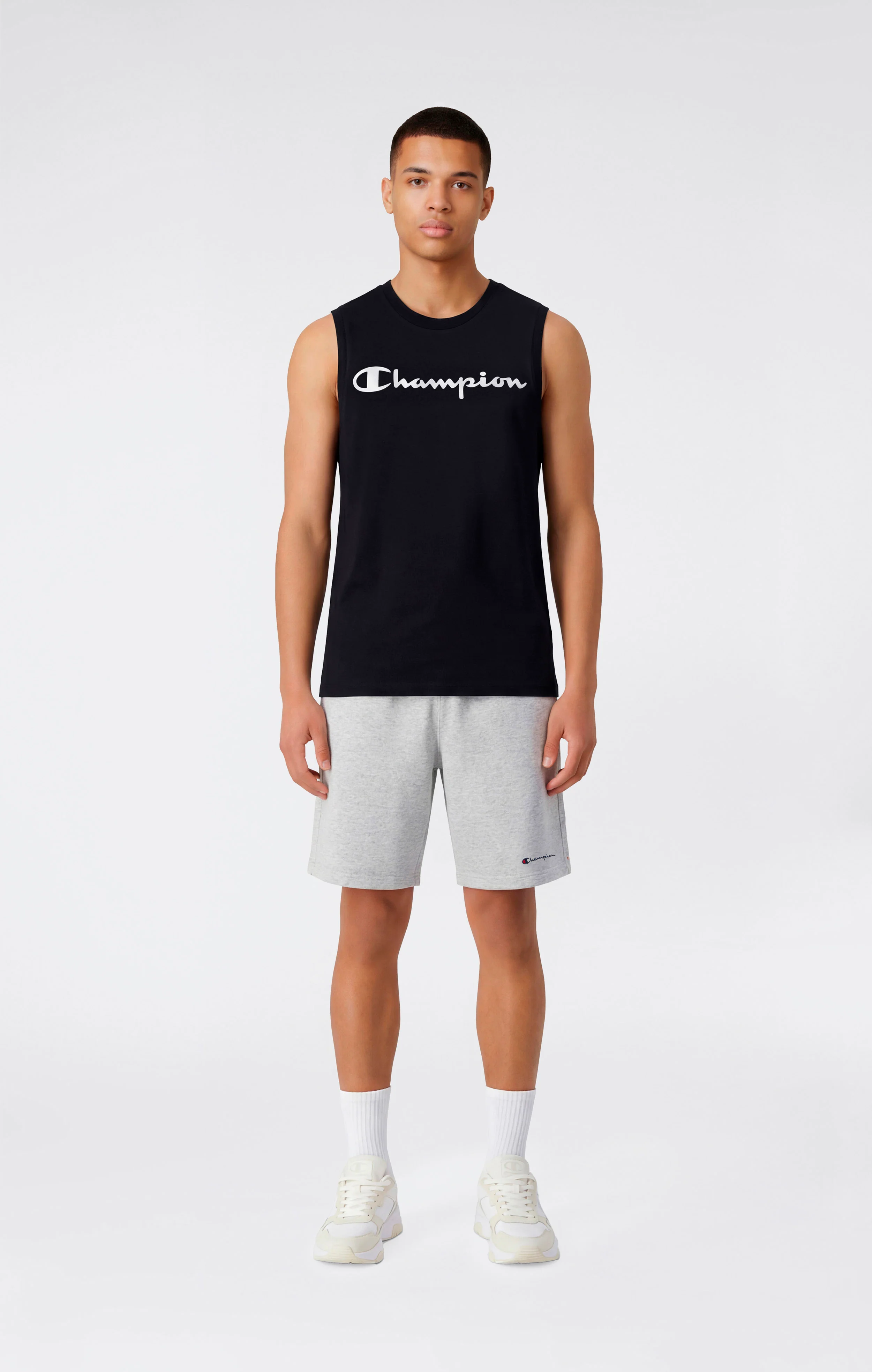 Men’s Tank Top with Maxi Printed Logo - Image 2
