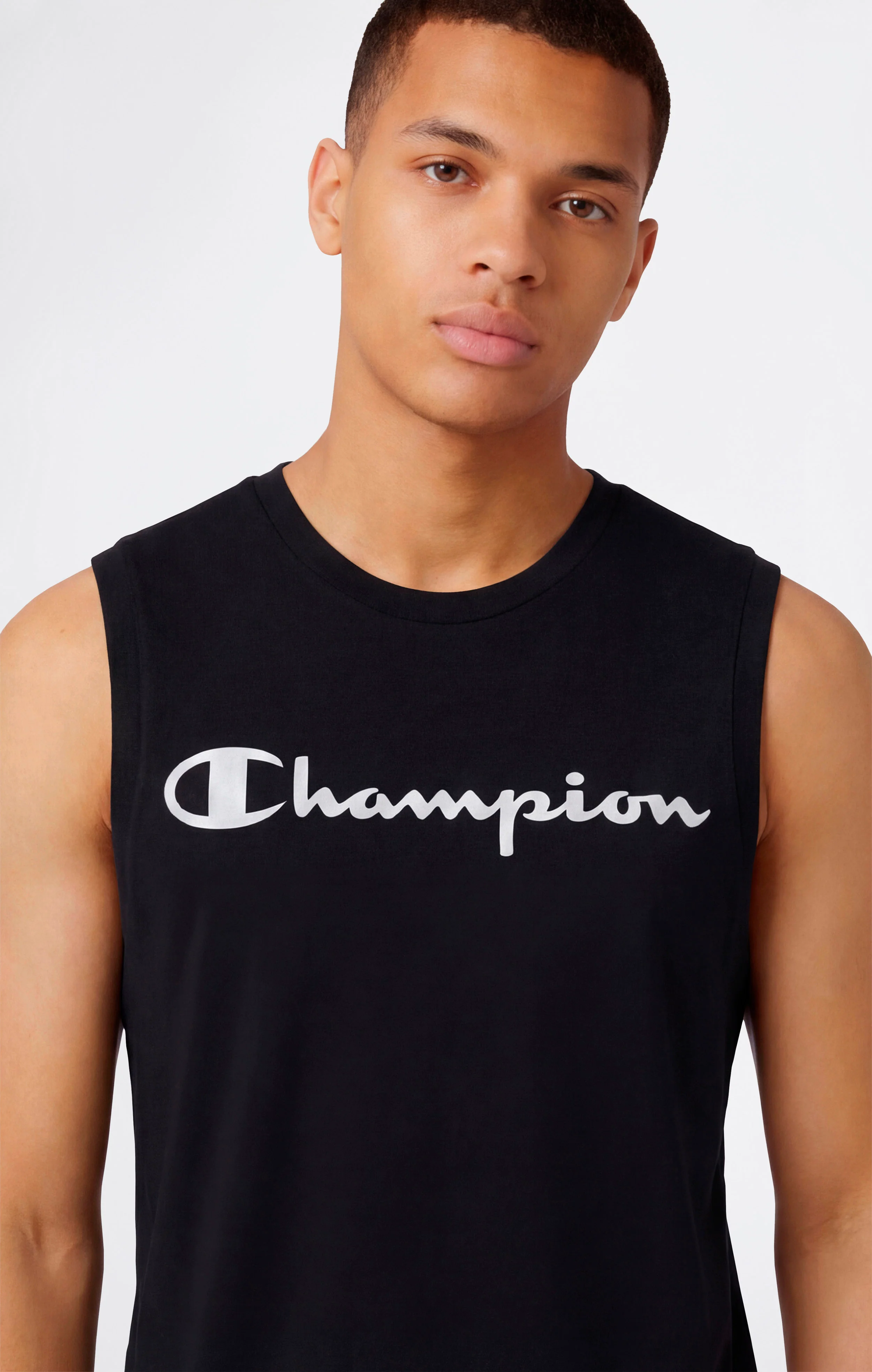 Men’s Tank Top with Maxi Printed Logo - Image 4