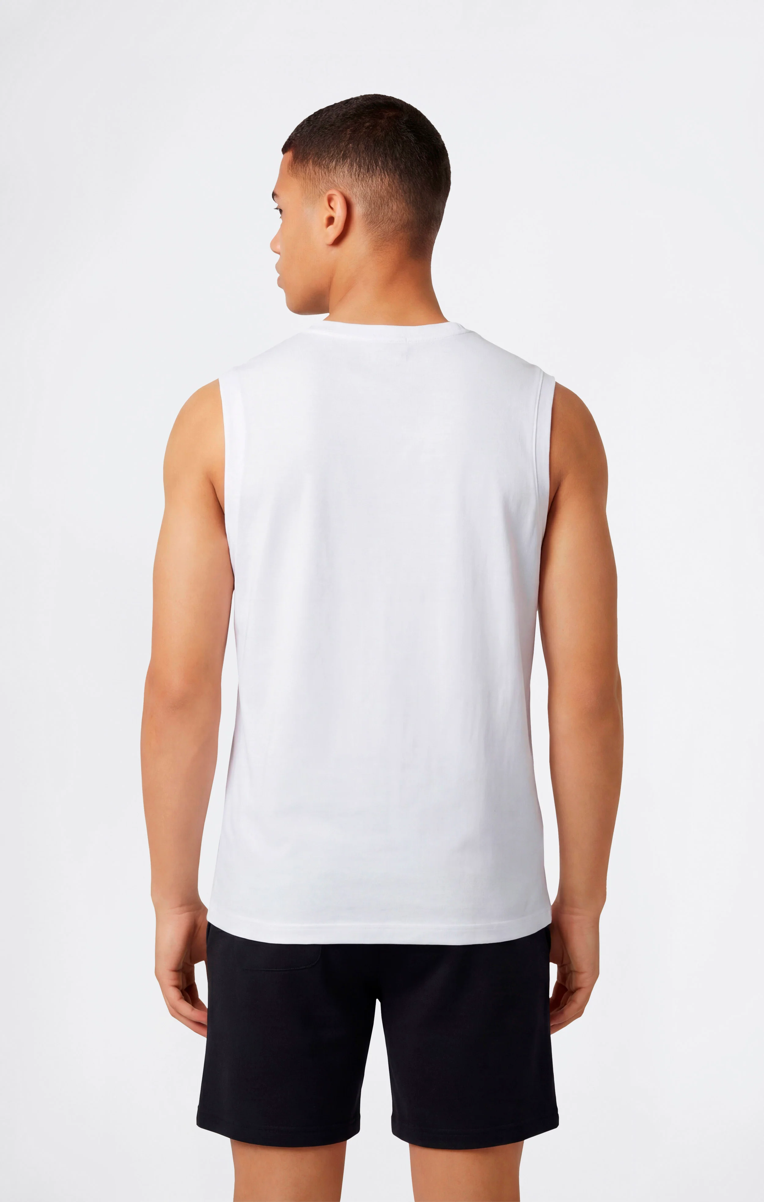 Men’s Tank Top with Maxi Printed Logo - Image 3