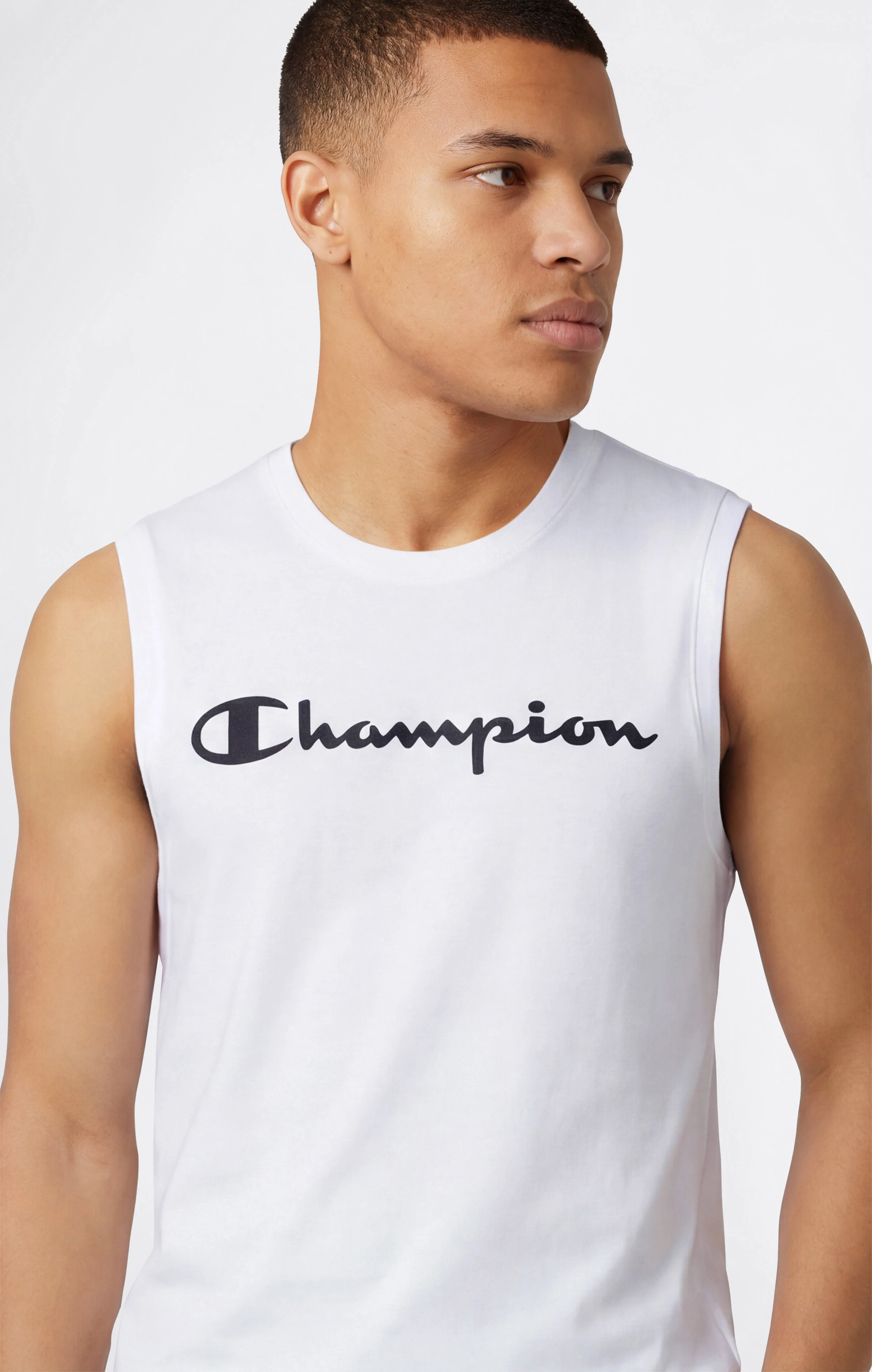 Men’s Tank Top with Maxi Printed Logo - Image 4