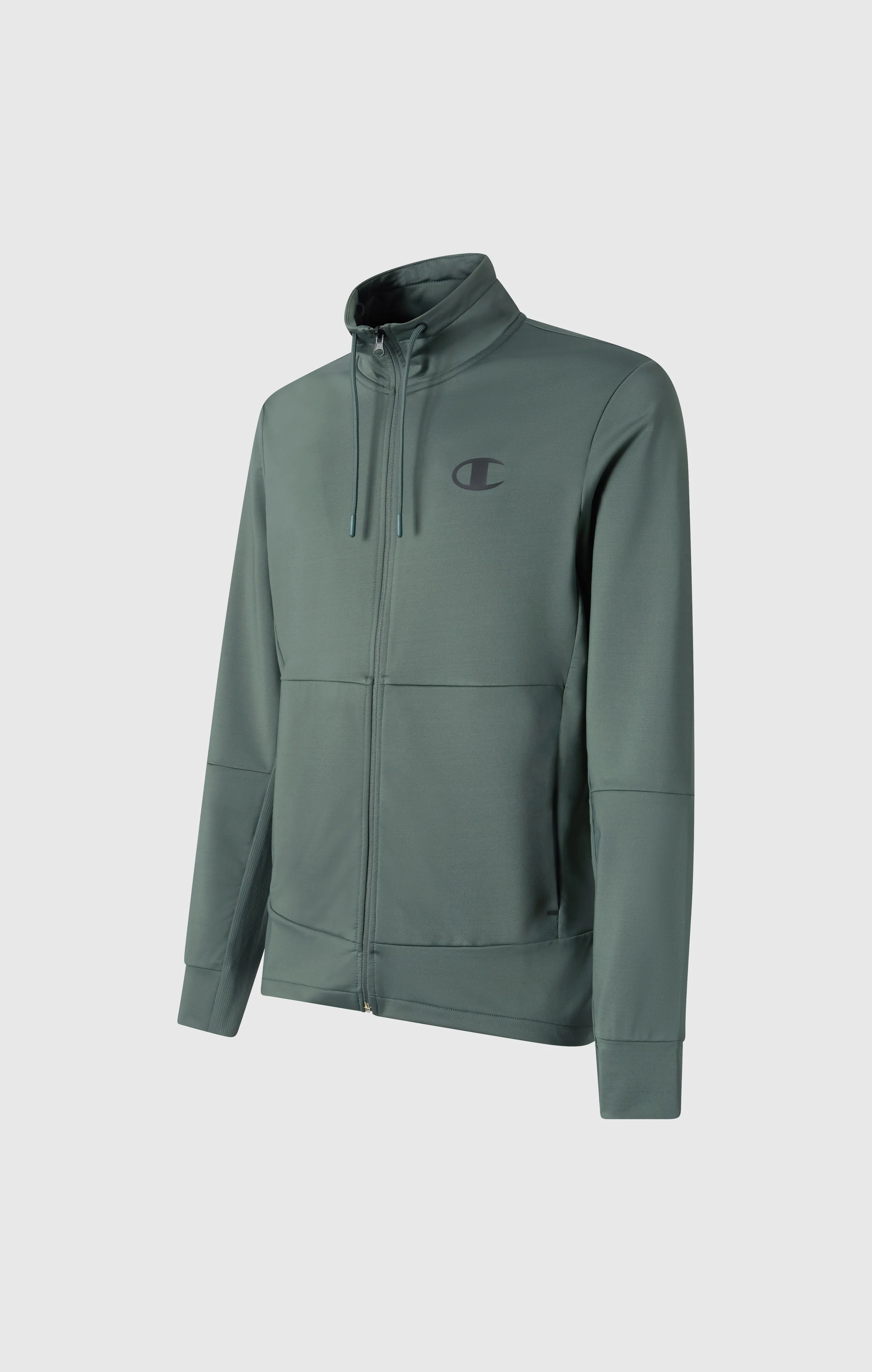 Men's Slim Fit Full-Zip Stretch Poly Hoodie - Image 7