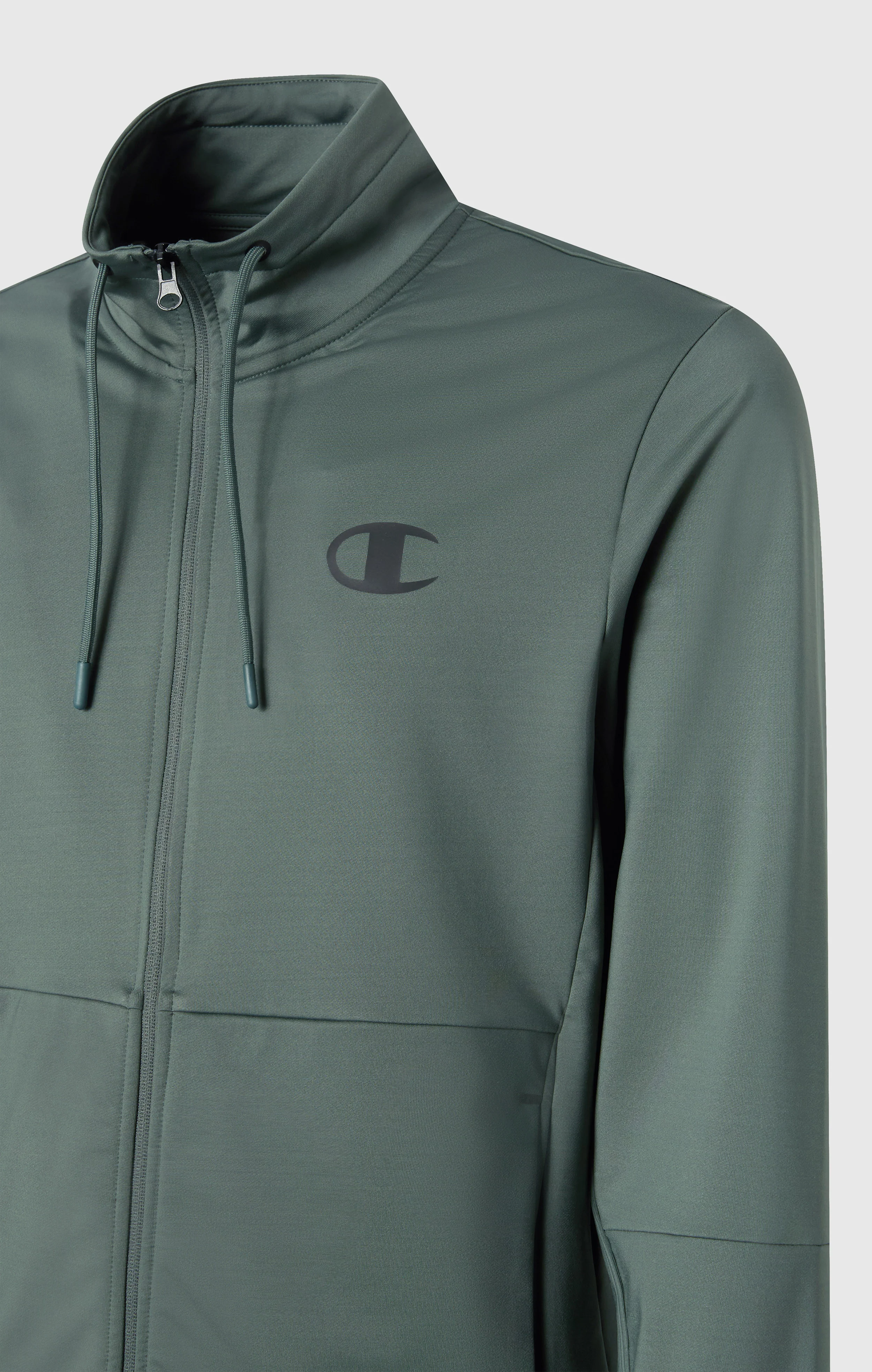 Men's Slim Fit Full-Zip Stretch Poly Hoodie - Image 8