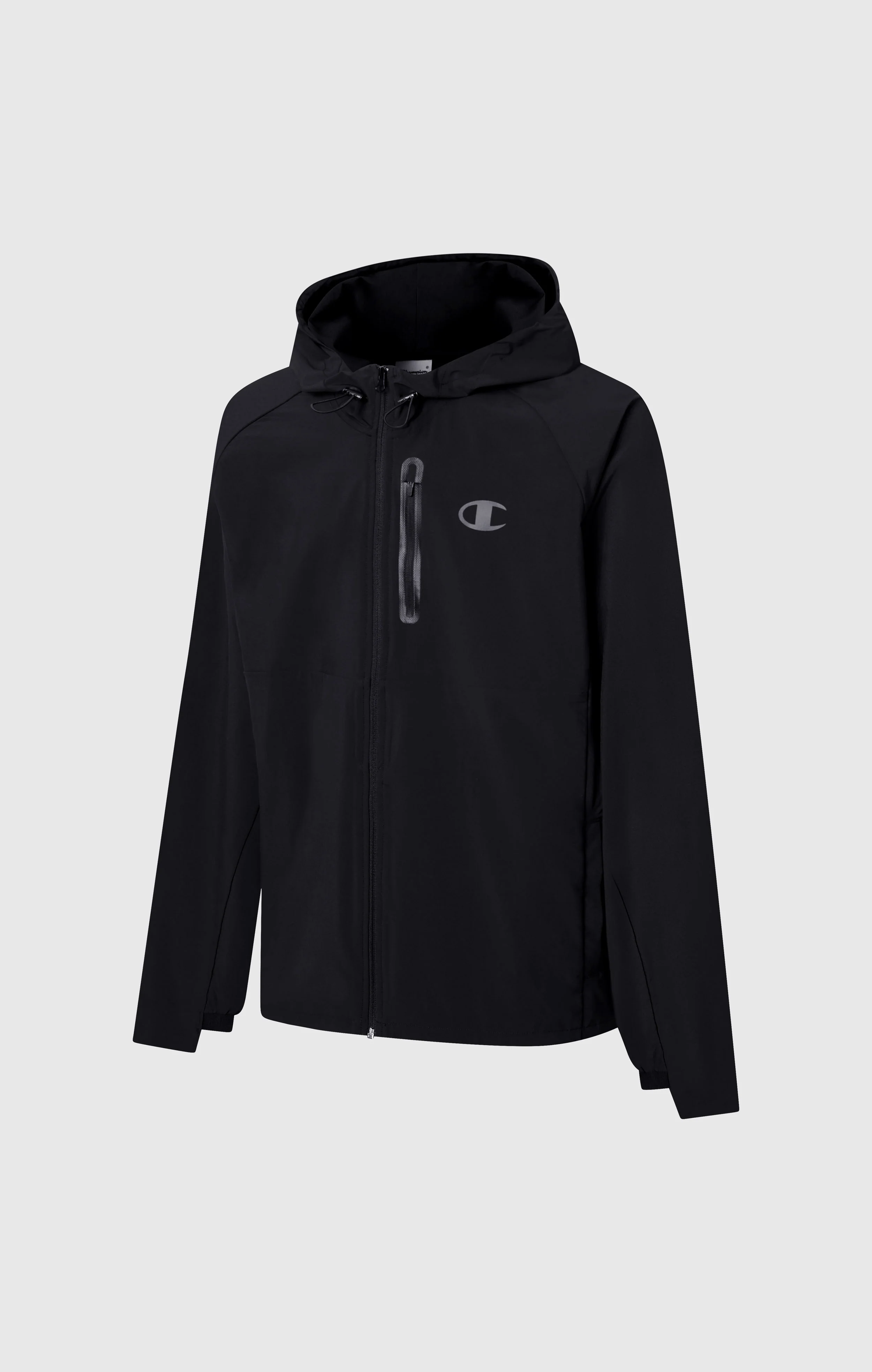Men’s Stretch Woven Nylon Hooded Track Top Slim Fit - Image 8