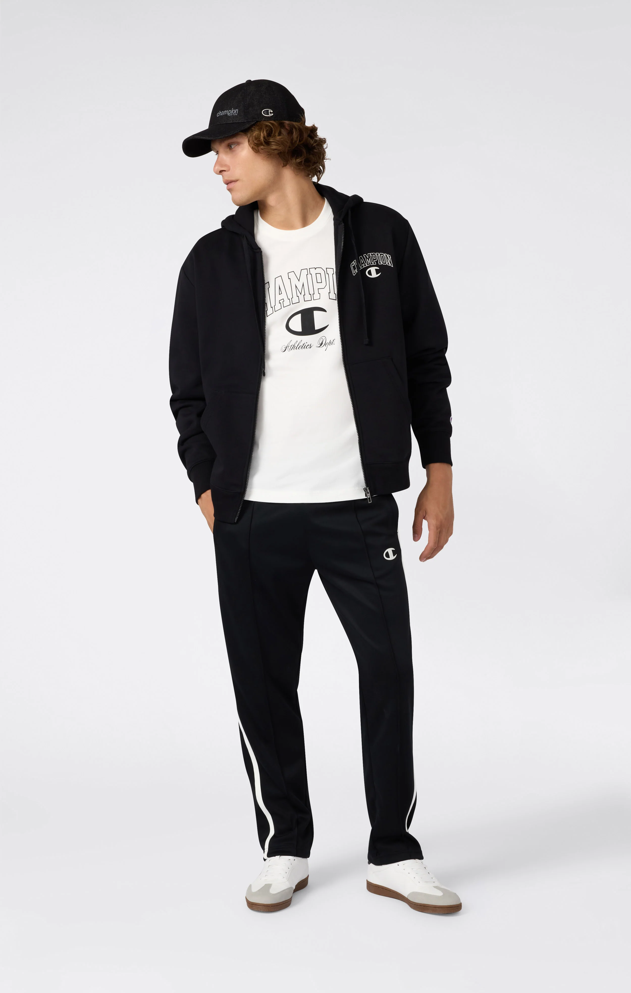Men’s Straight Hem Track Pants Street Varsity - Image 2