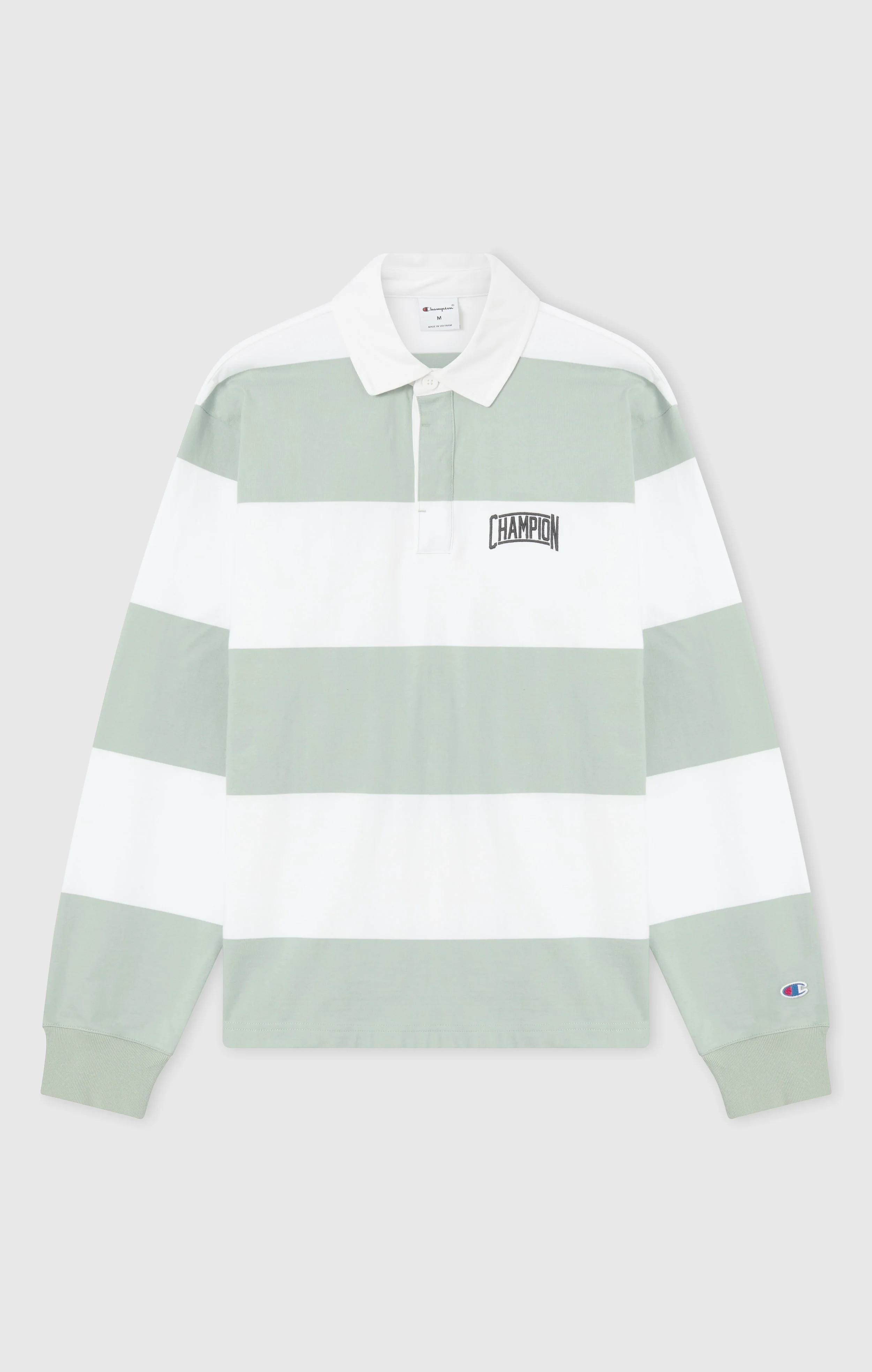 Men’s Striped Heavy Jersey Polo Shirt - Image 5