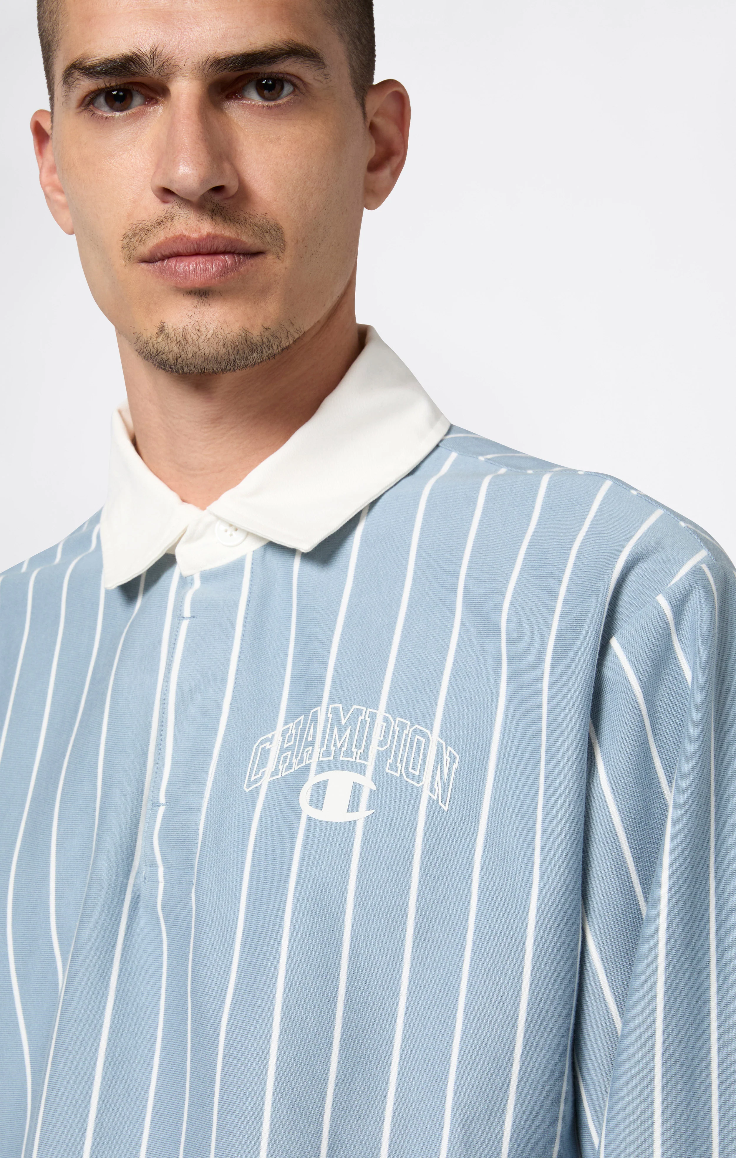 Men’s Striped Polo Street Varsity - Image 4