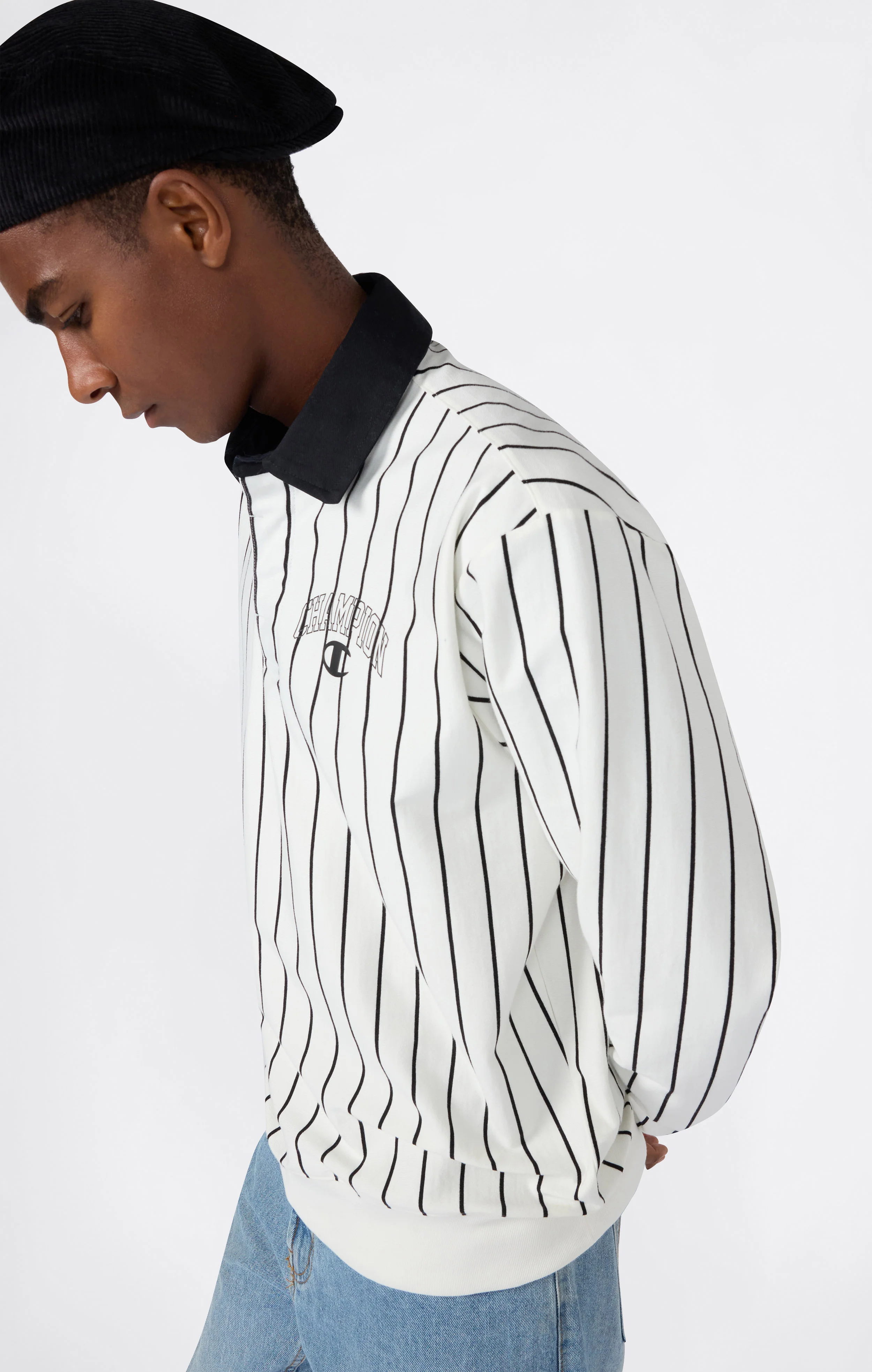 Men’s Striped Polo Street Varsity - Image 5