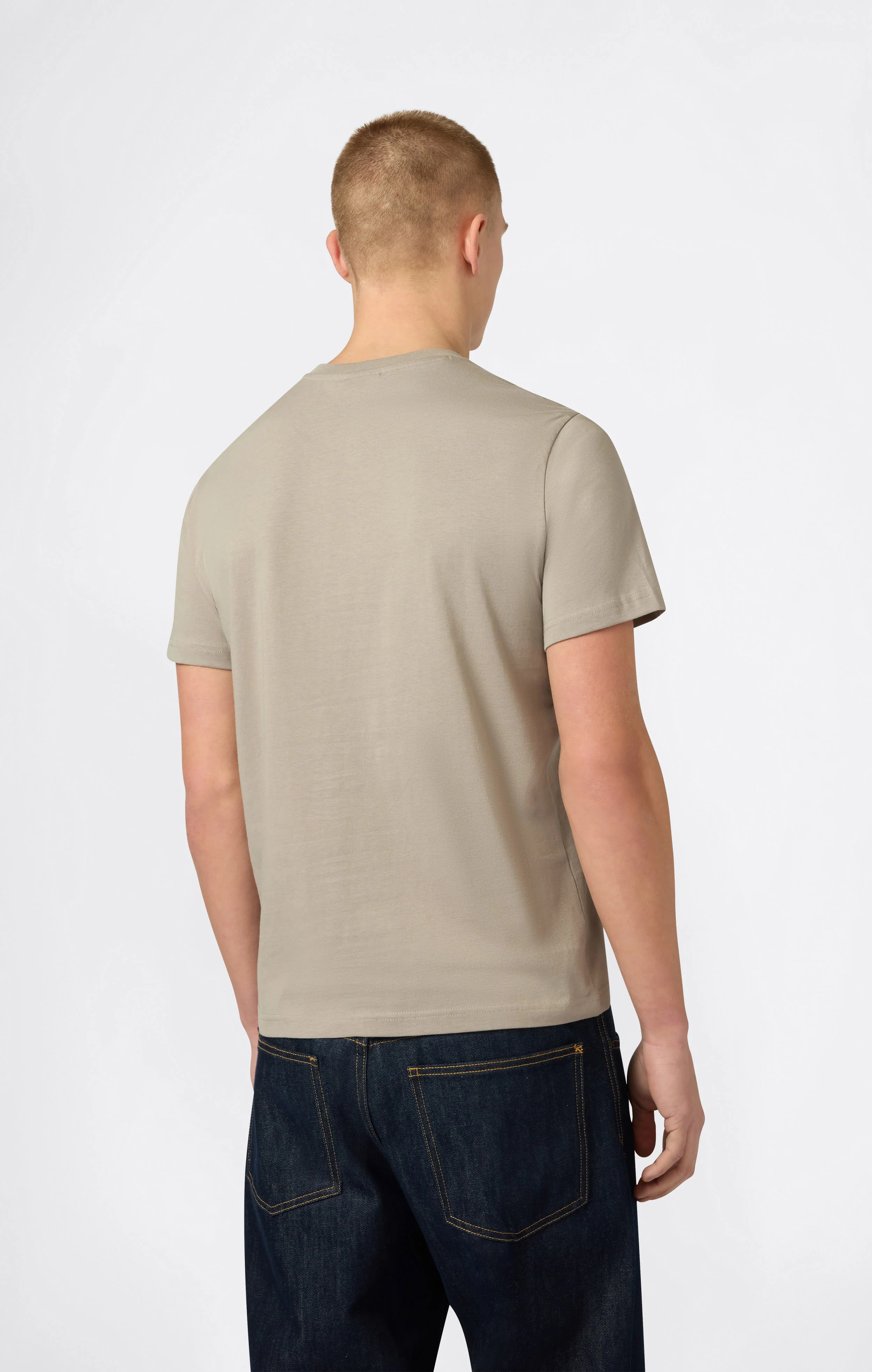 Men’s T-Shirt with Big Embroidery Logo Icons - Image 4