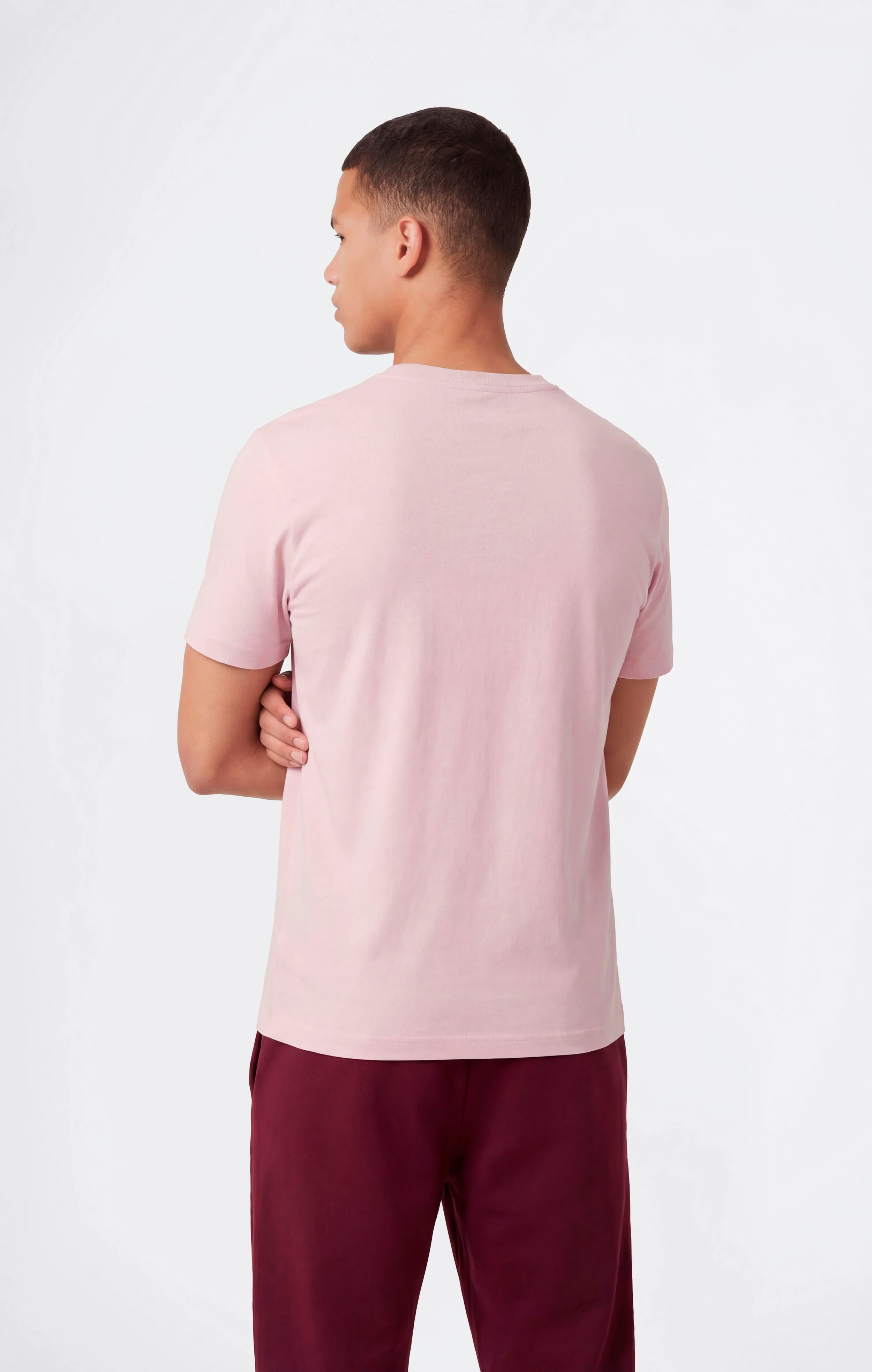 Men’s T-Shirt with Big Embroidery Logo Icons - Image 3