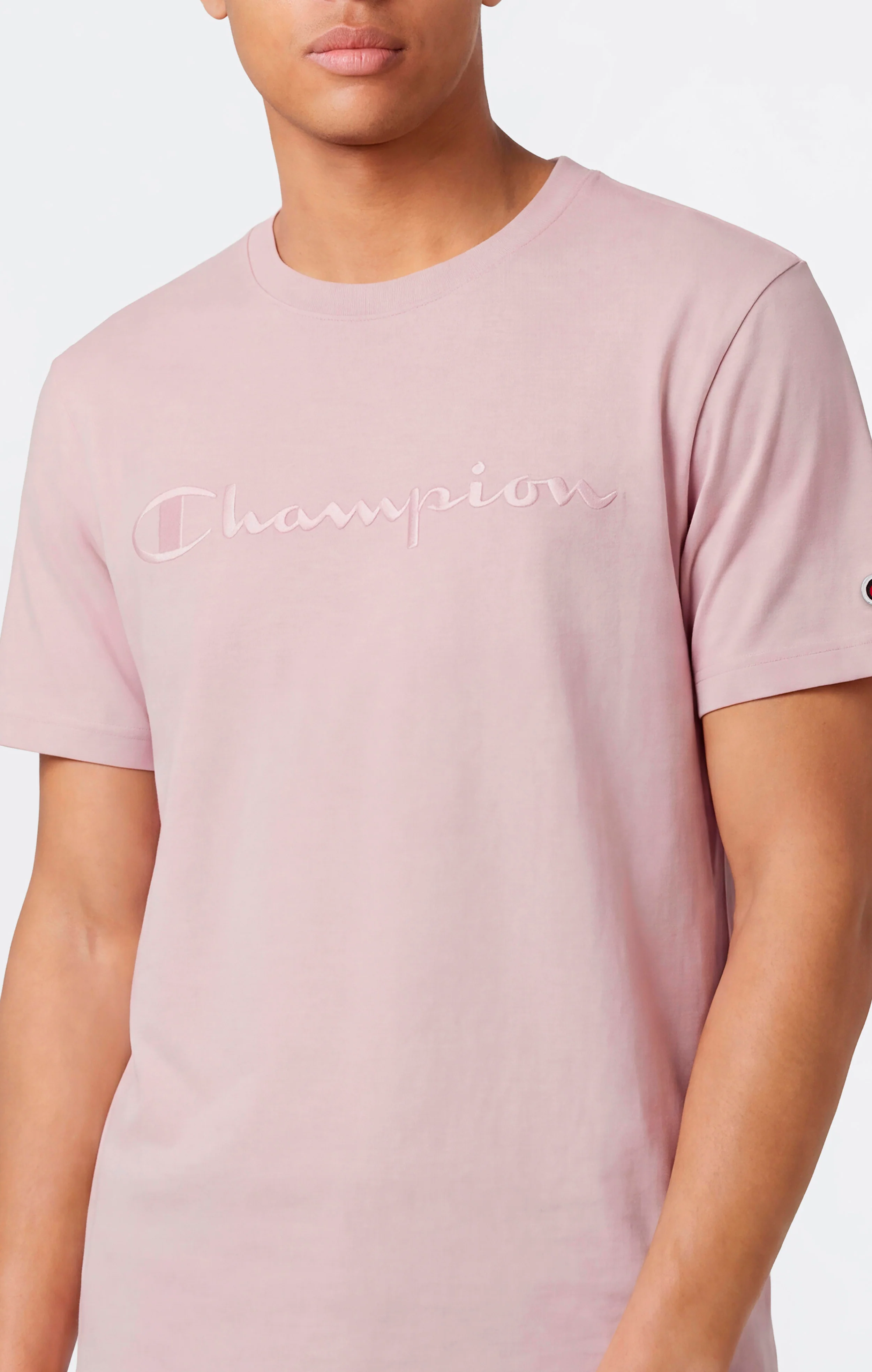 Men’s T-Shirt with Big Embroidery Logo Icons - Image 4