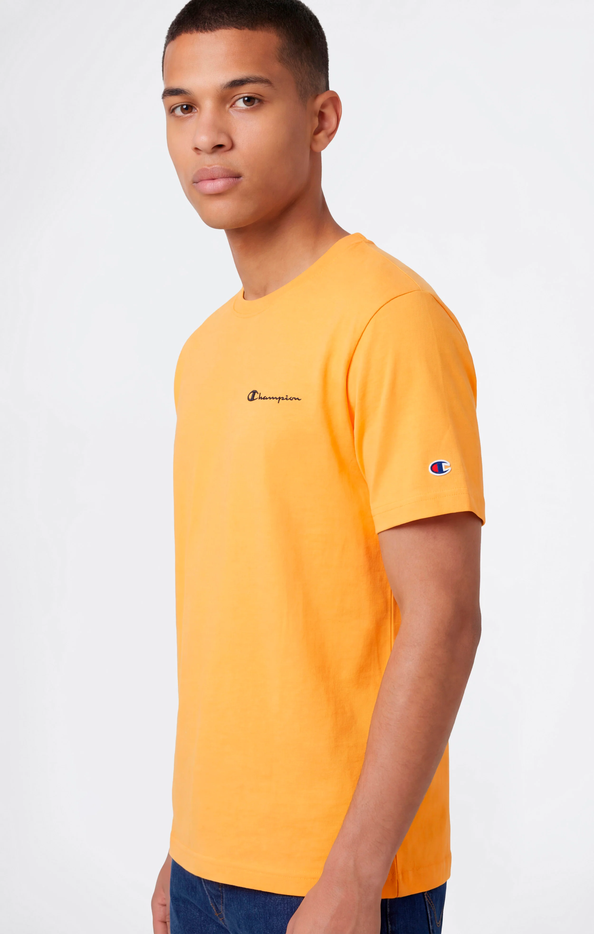 Men’s T-Shirt with Small Embroidered Logo Icons - Image 4
