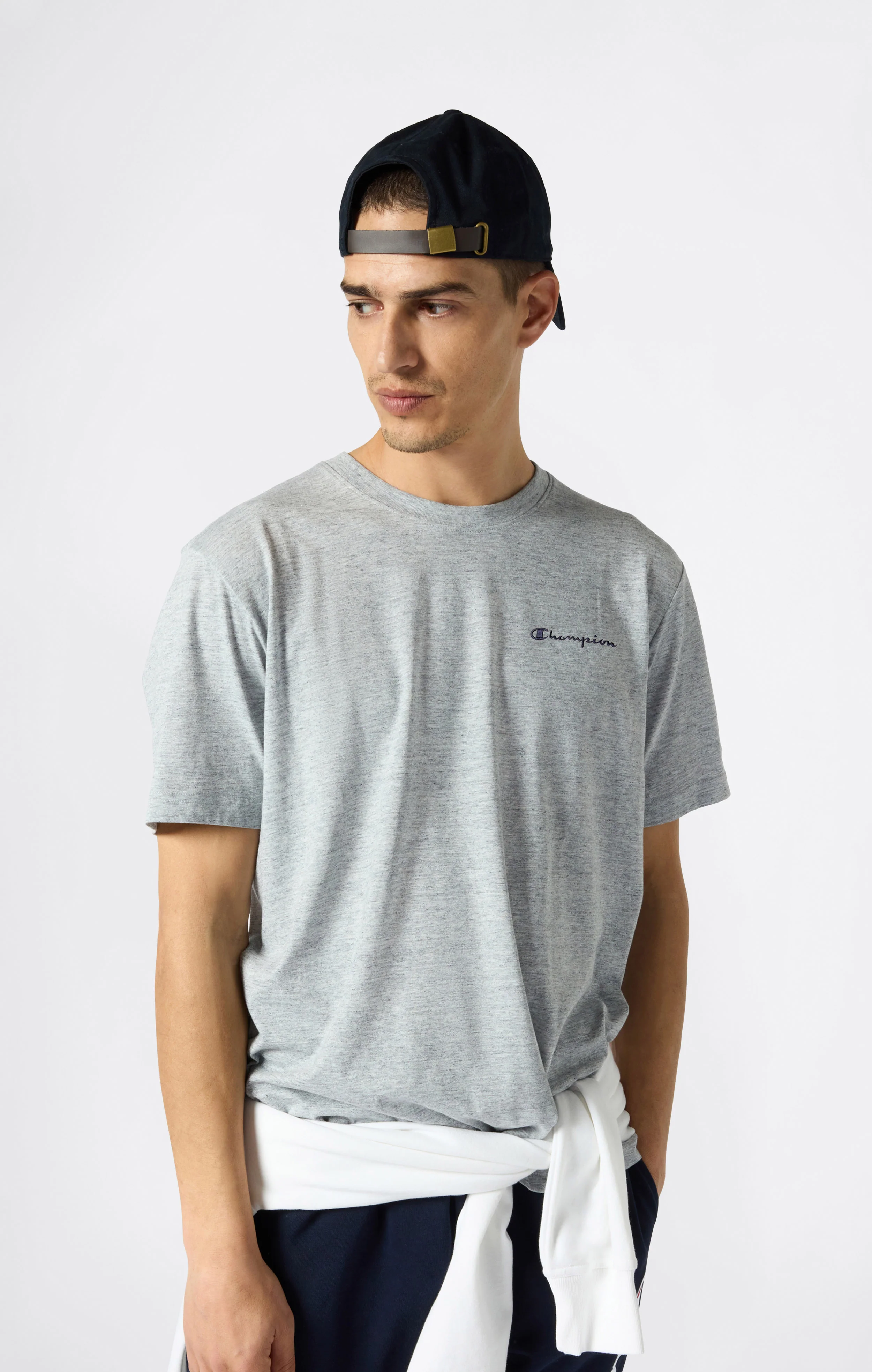 Men’s T-Shirt with Small Embroidered Logo Icons - Image 5