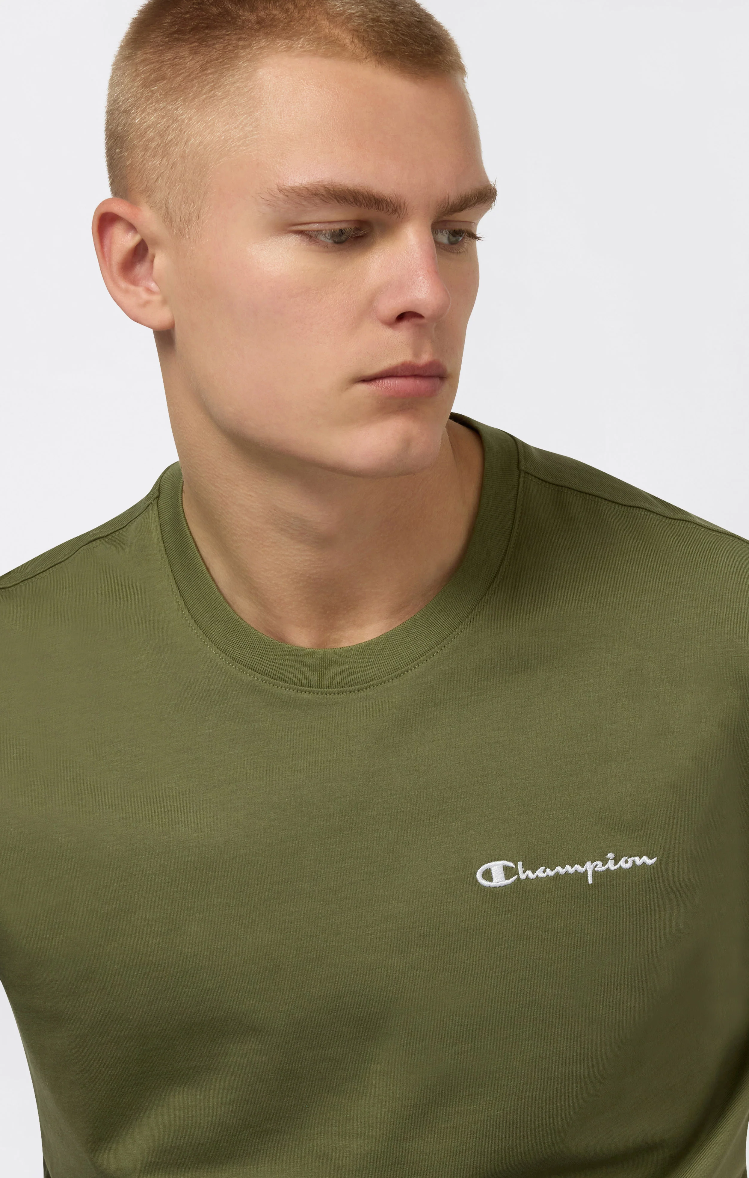 Men’s T-Shirt with Small Embroidered Logo Icons - Image 3