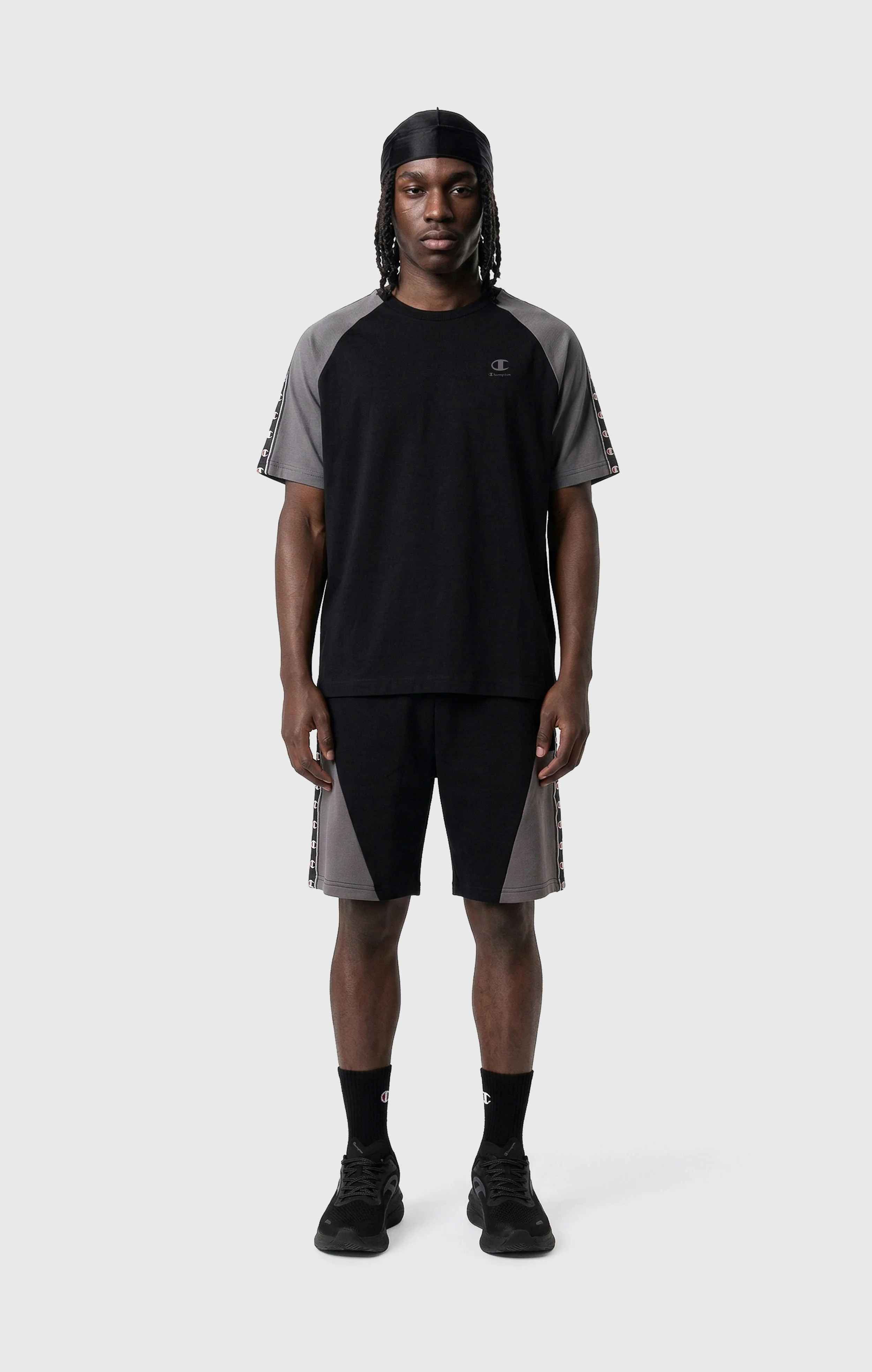 Men’s Tape Logo Raglan Sleeve T-Shirt - Image 2