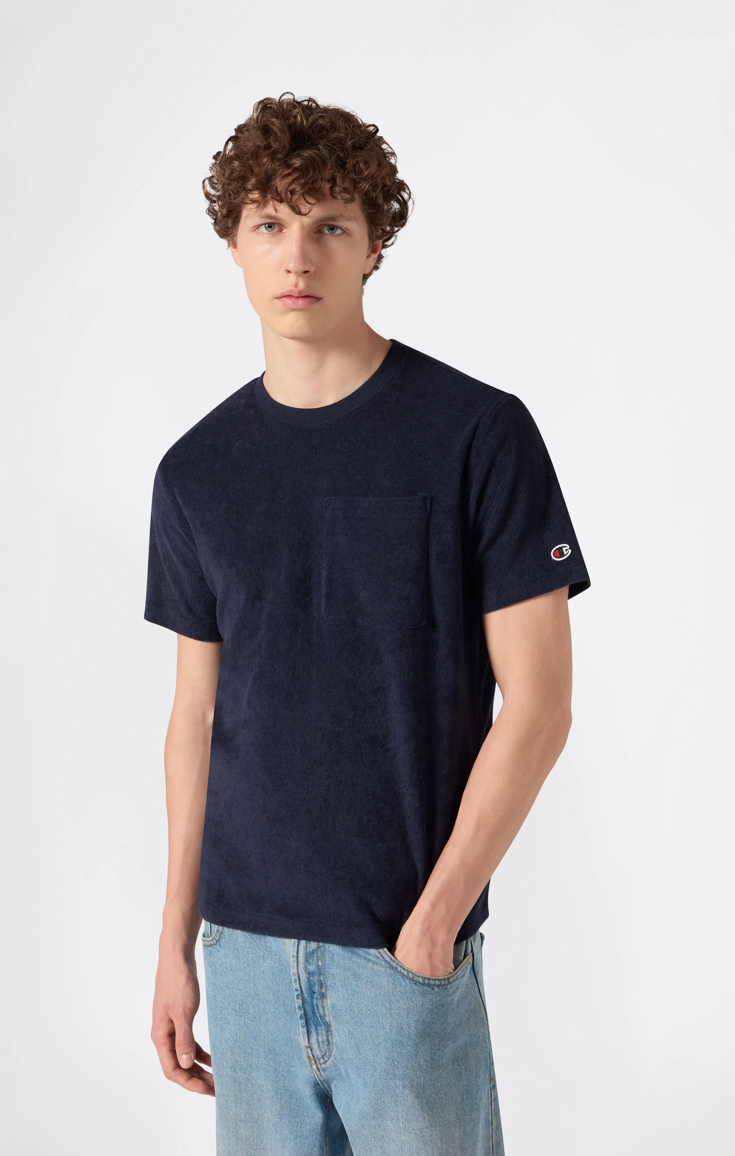 Men’s Towel Terry Pocket T-Shirt