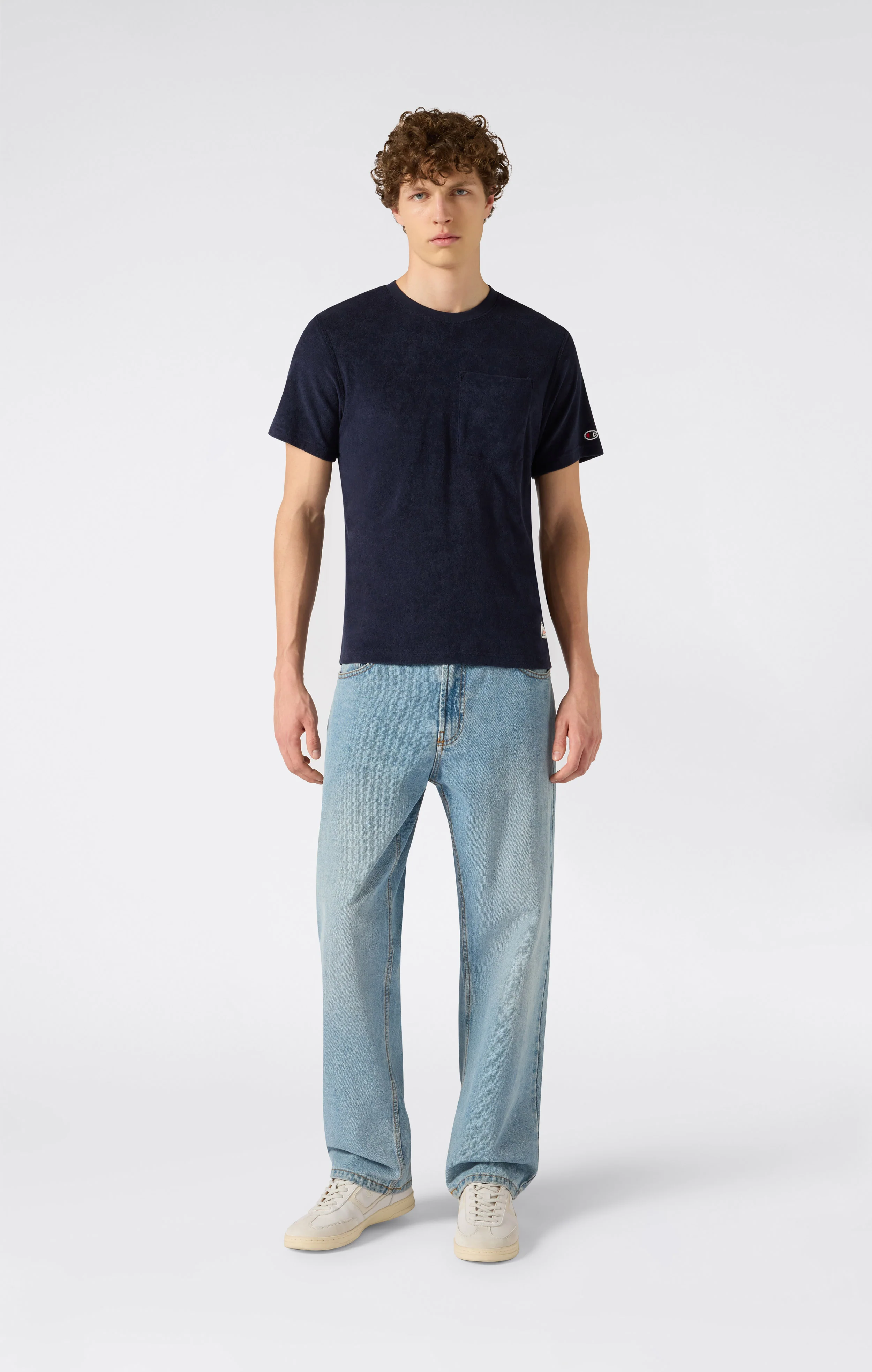 Men’s Towel Terry Pocket T-Shirt - Image 2