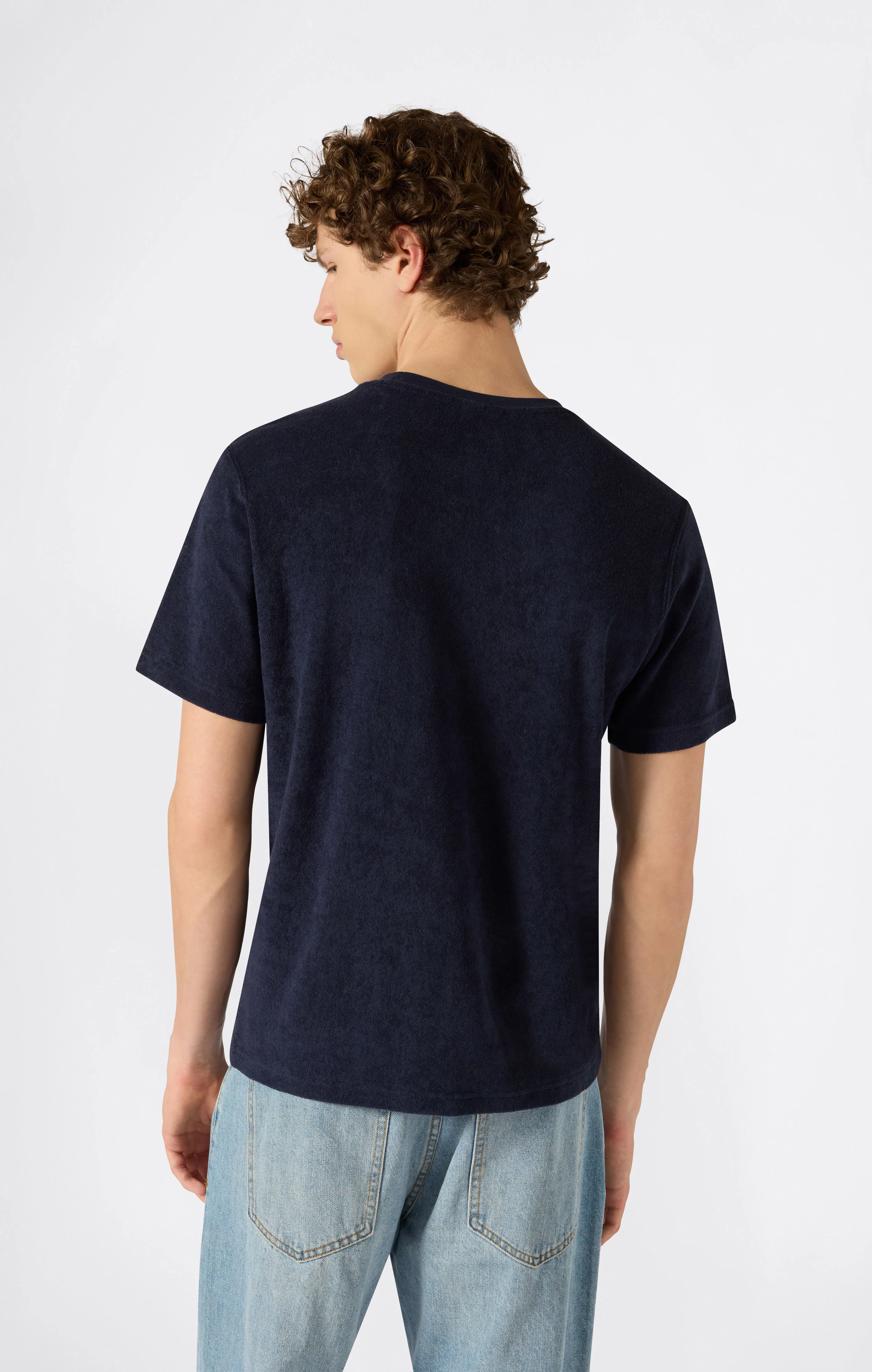 Men’s Towel Terry Pocket T-Shirt - Image 4