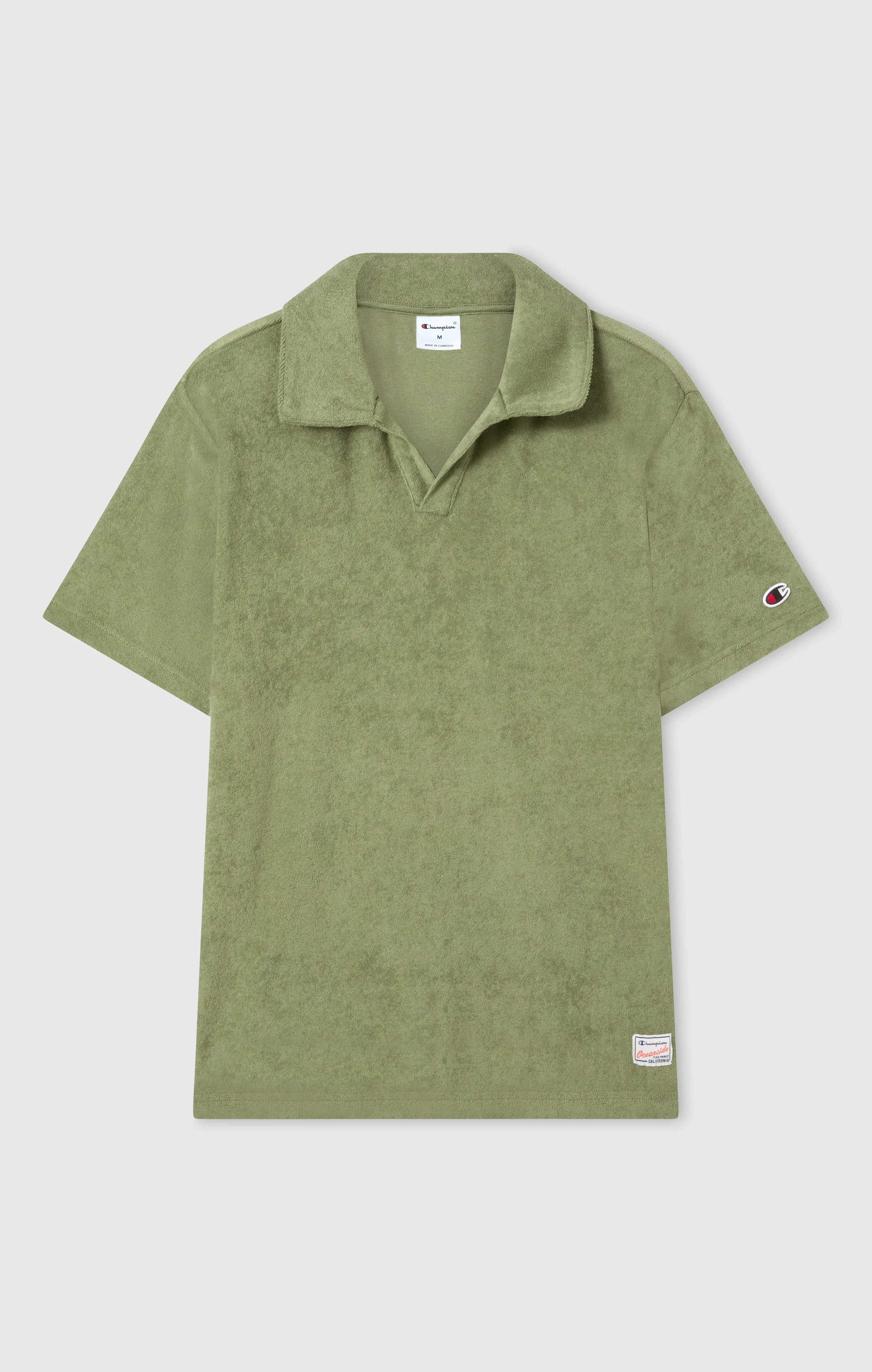 Men’s Towel Terry Polo Shirt - Image 5