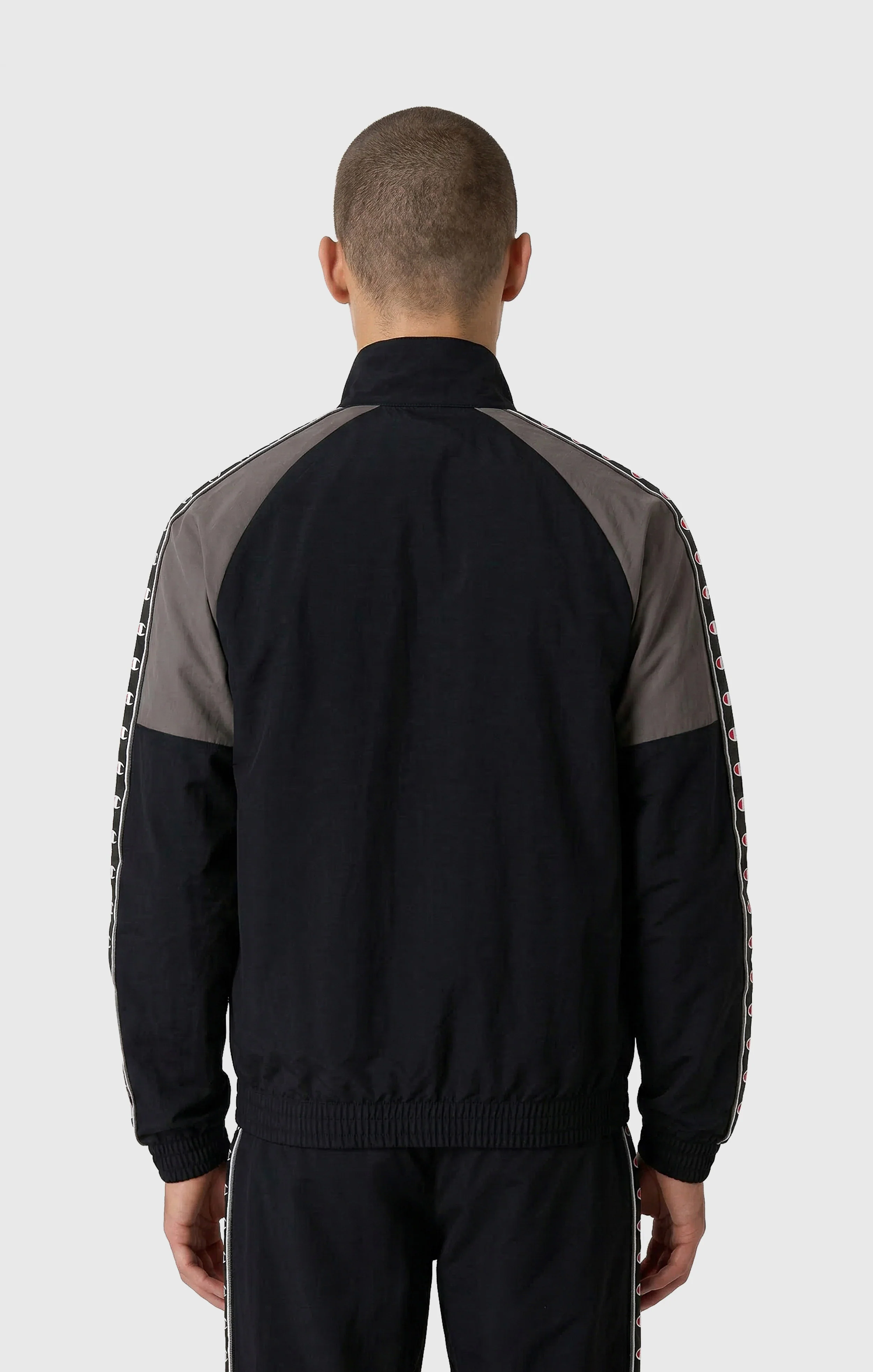 Men’s Track Top with Full Zip and Tape Logo - Image 3