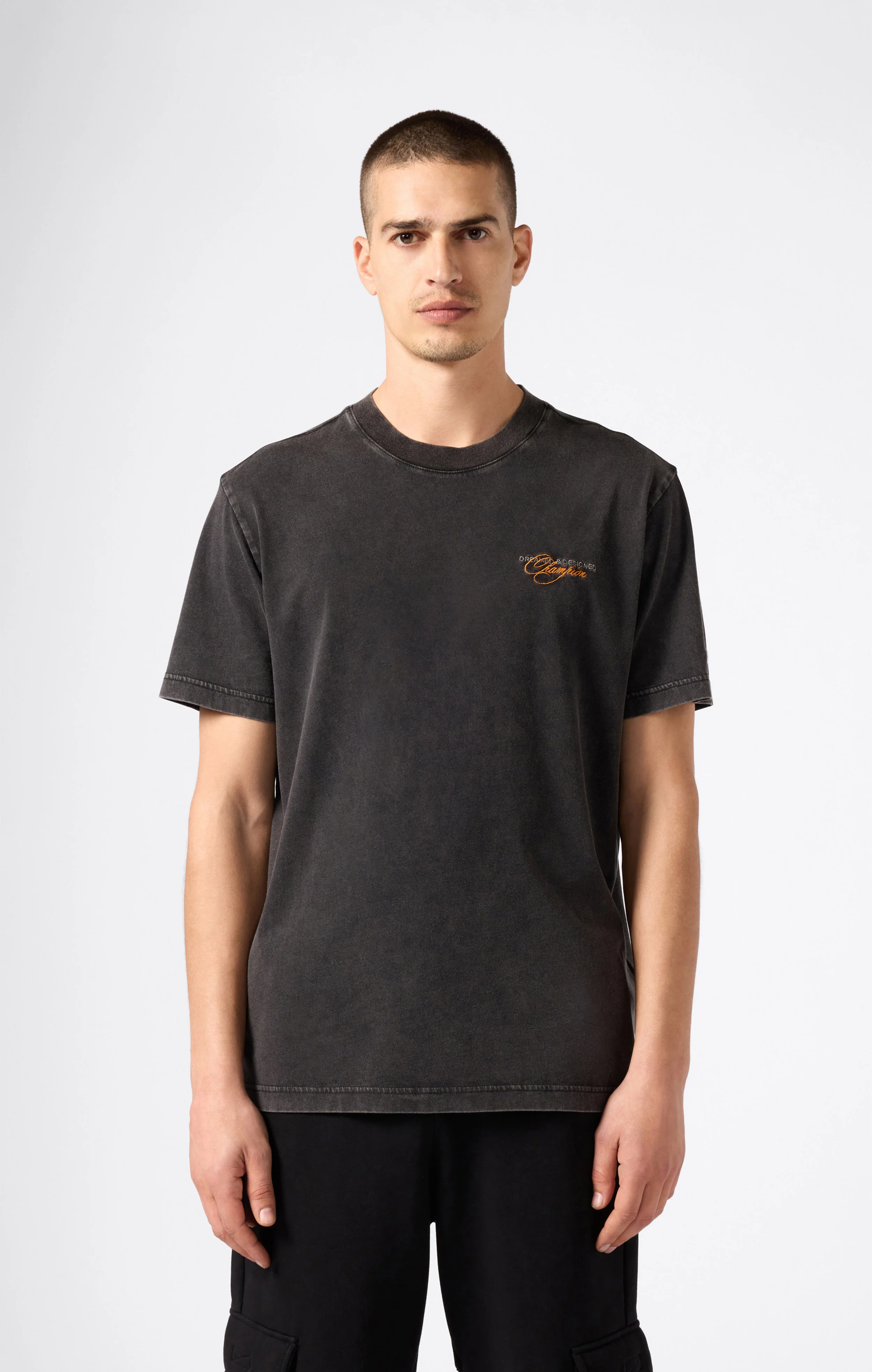 Men’s Washed Crewneck T-Shirt Icons