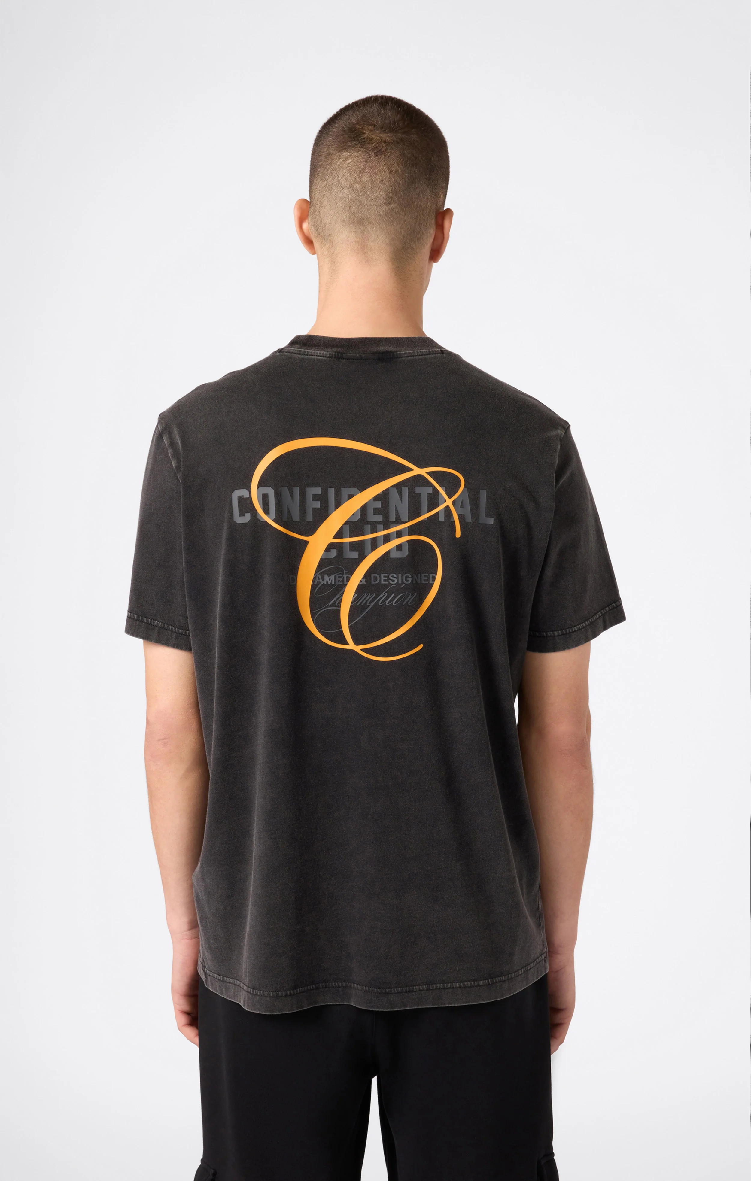 Men’s Washed Crewneck T-Shirt Icons - Image 2