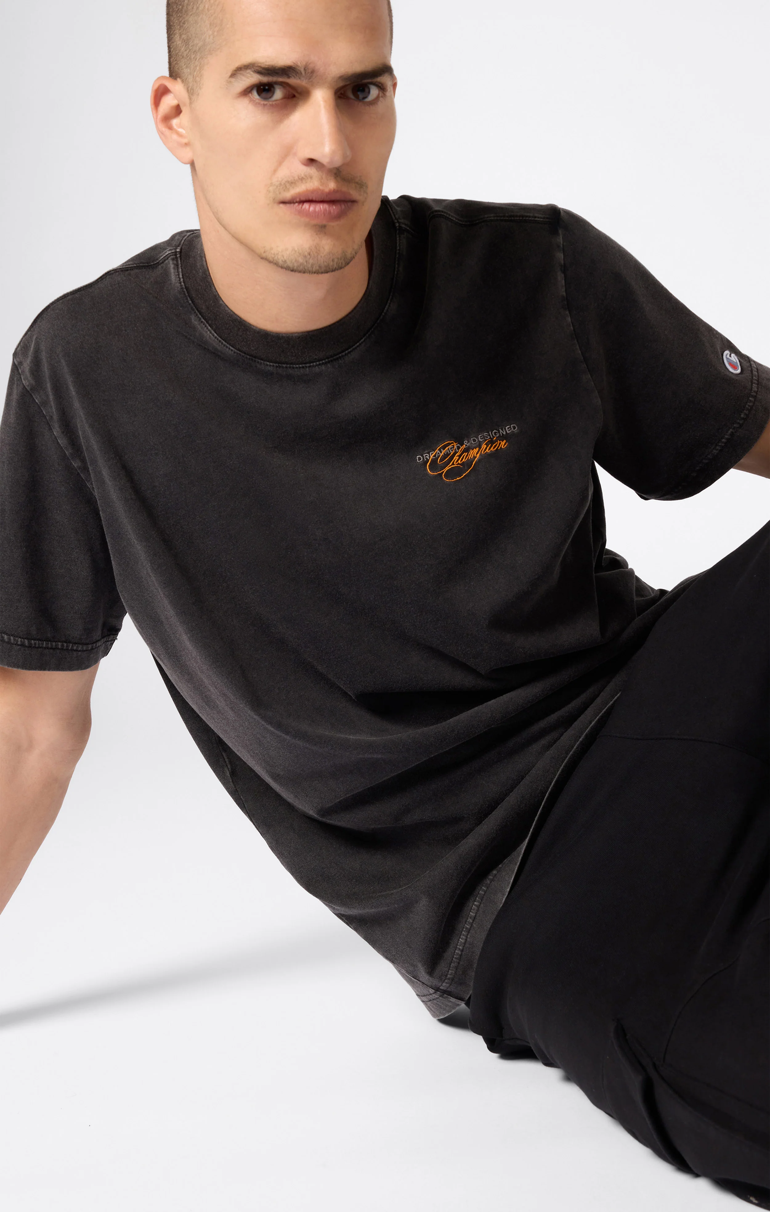 Men’s Washed Crewneck T-Shirt Icons - Image 3