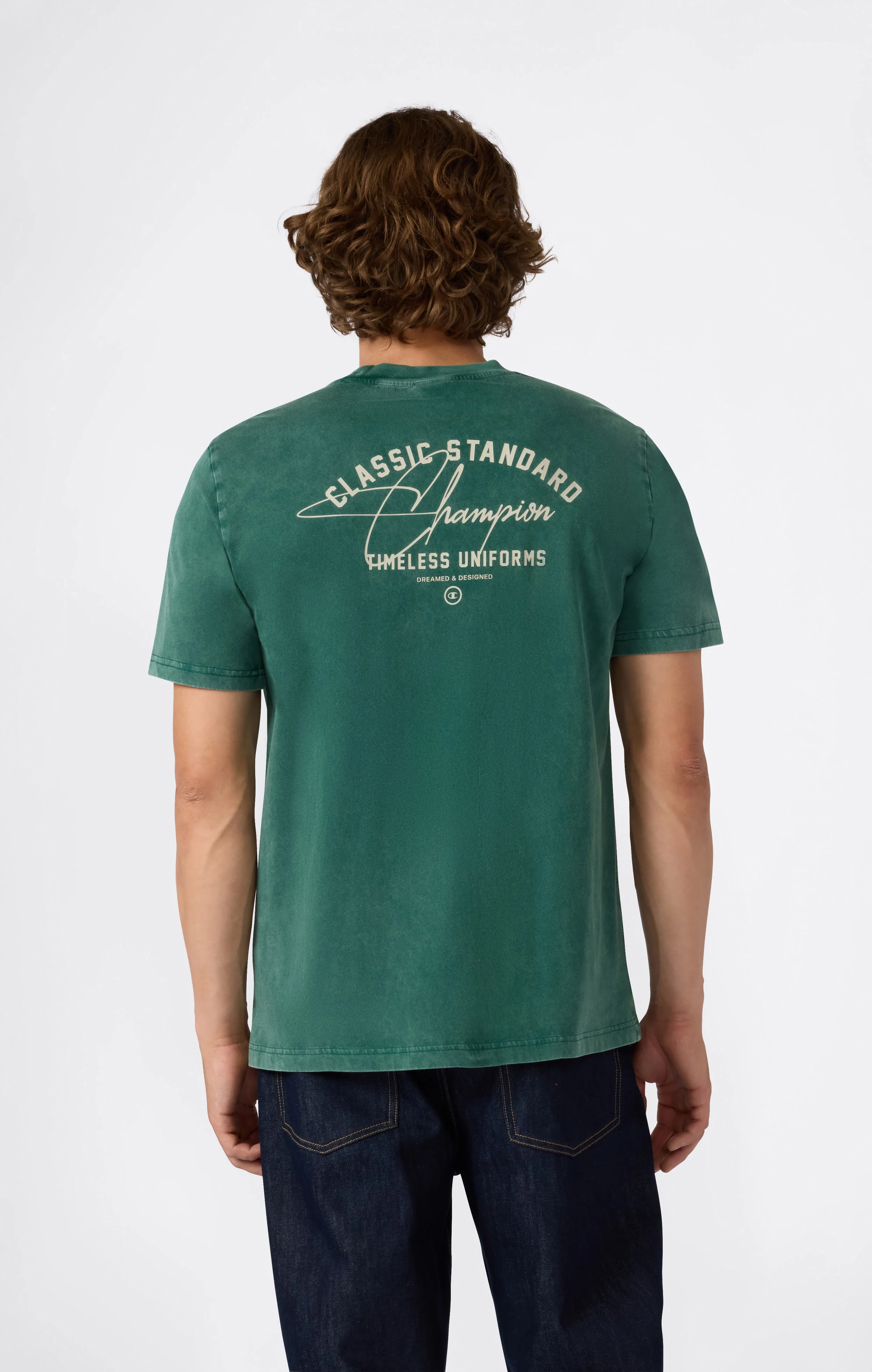 Men’s Washed Crewneck T-Shirt Icons - Image 4