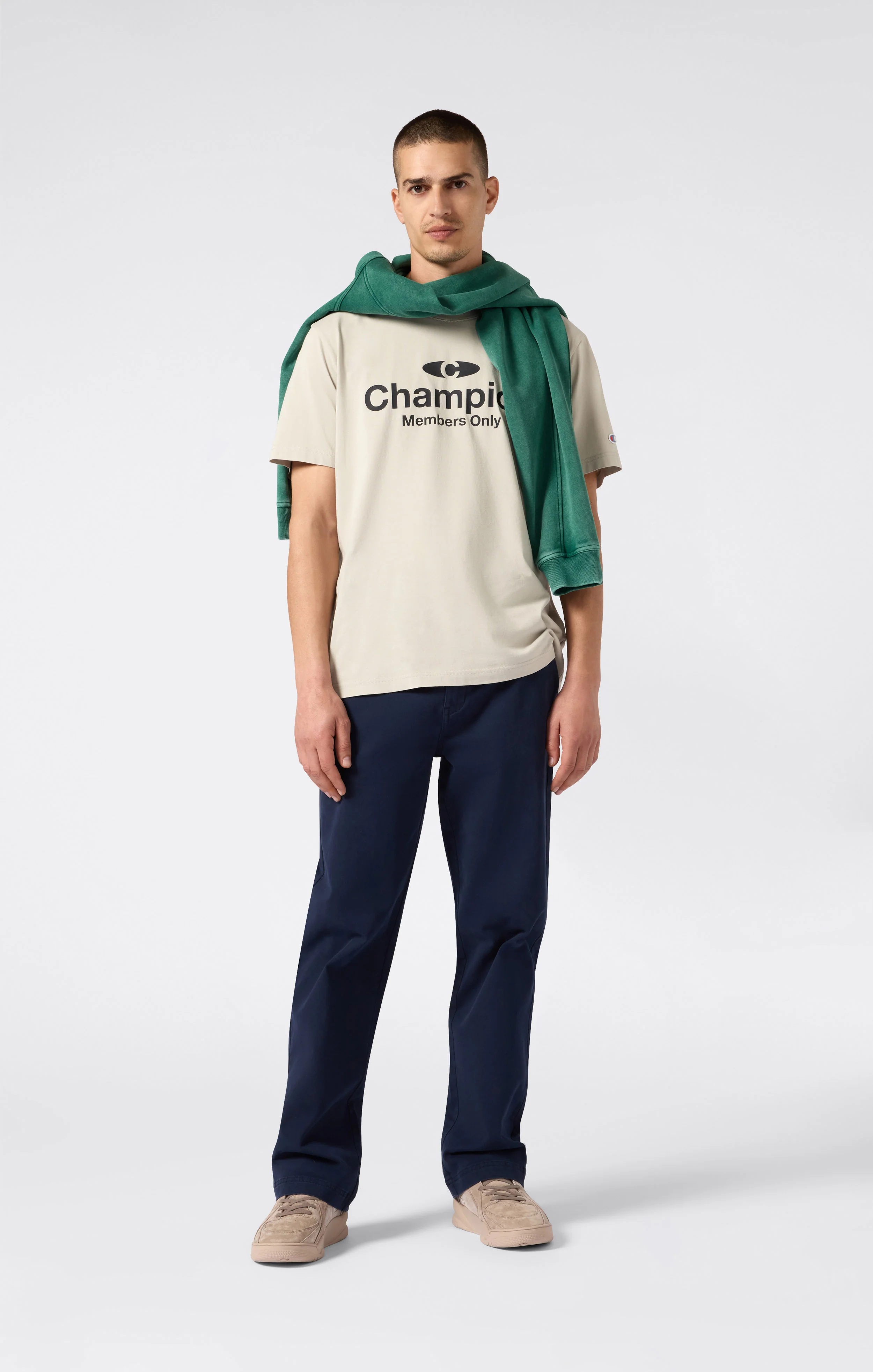 Men’s Washed Crewneck T-Shirt Icons - Image 2