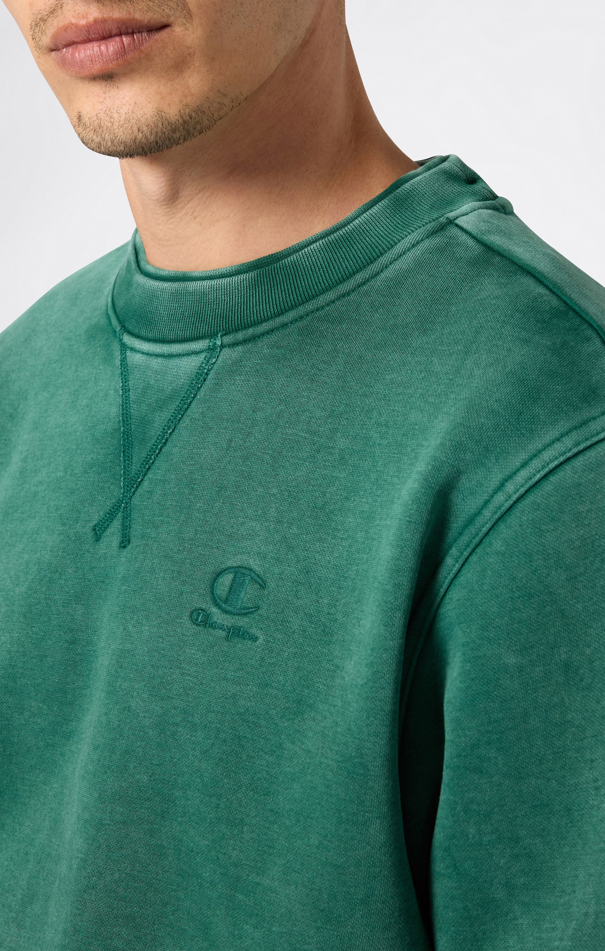 Men’s Washed Fleece Crewneck Sweatshirt Icons - Image 3