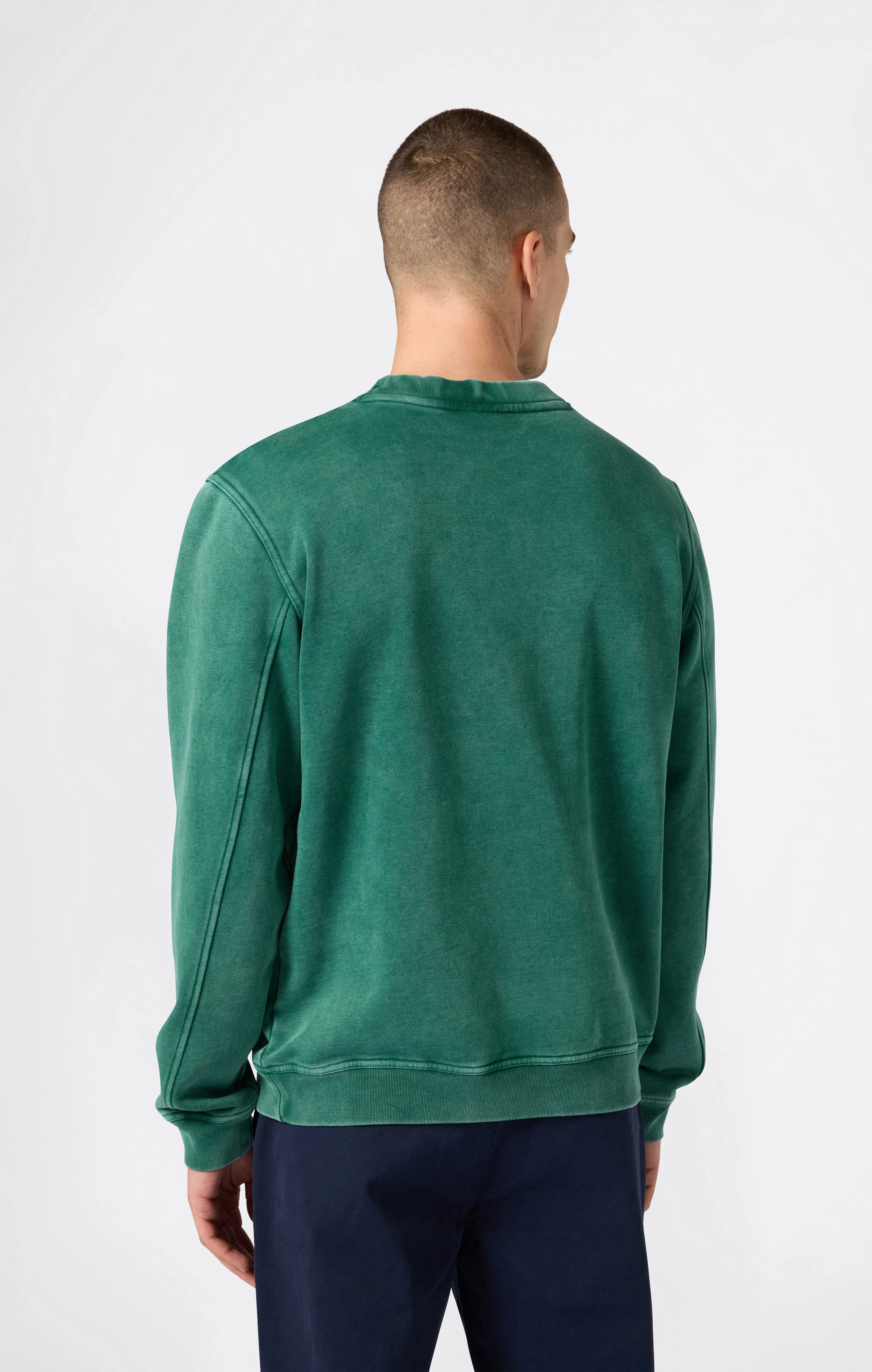 Men’s Washed Fleece Crewneck Sweatshirt Icons - Image 5