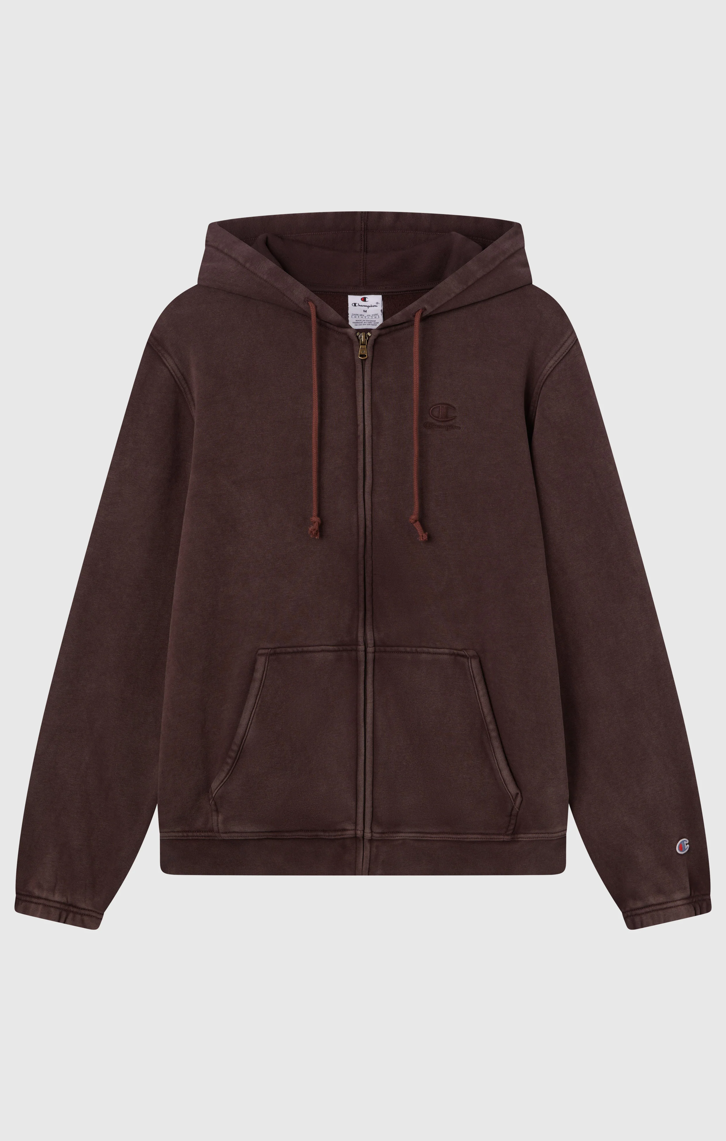 Men’s Washed Fleece Full Zip Hoodie Icons - Image 5