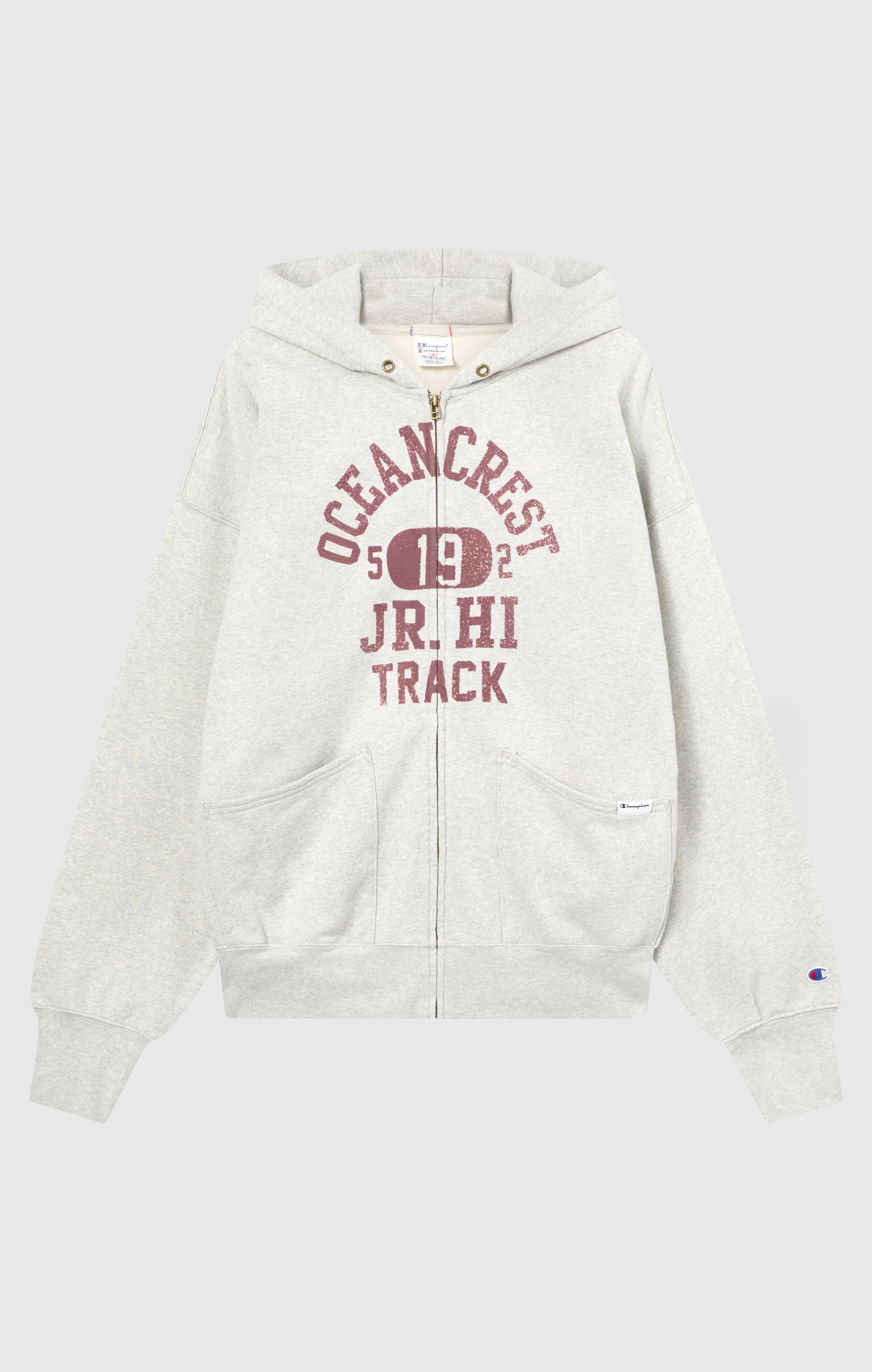 Men’s Washed Full Zip Hoodie Loose Fit Time Capsule - Image 7