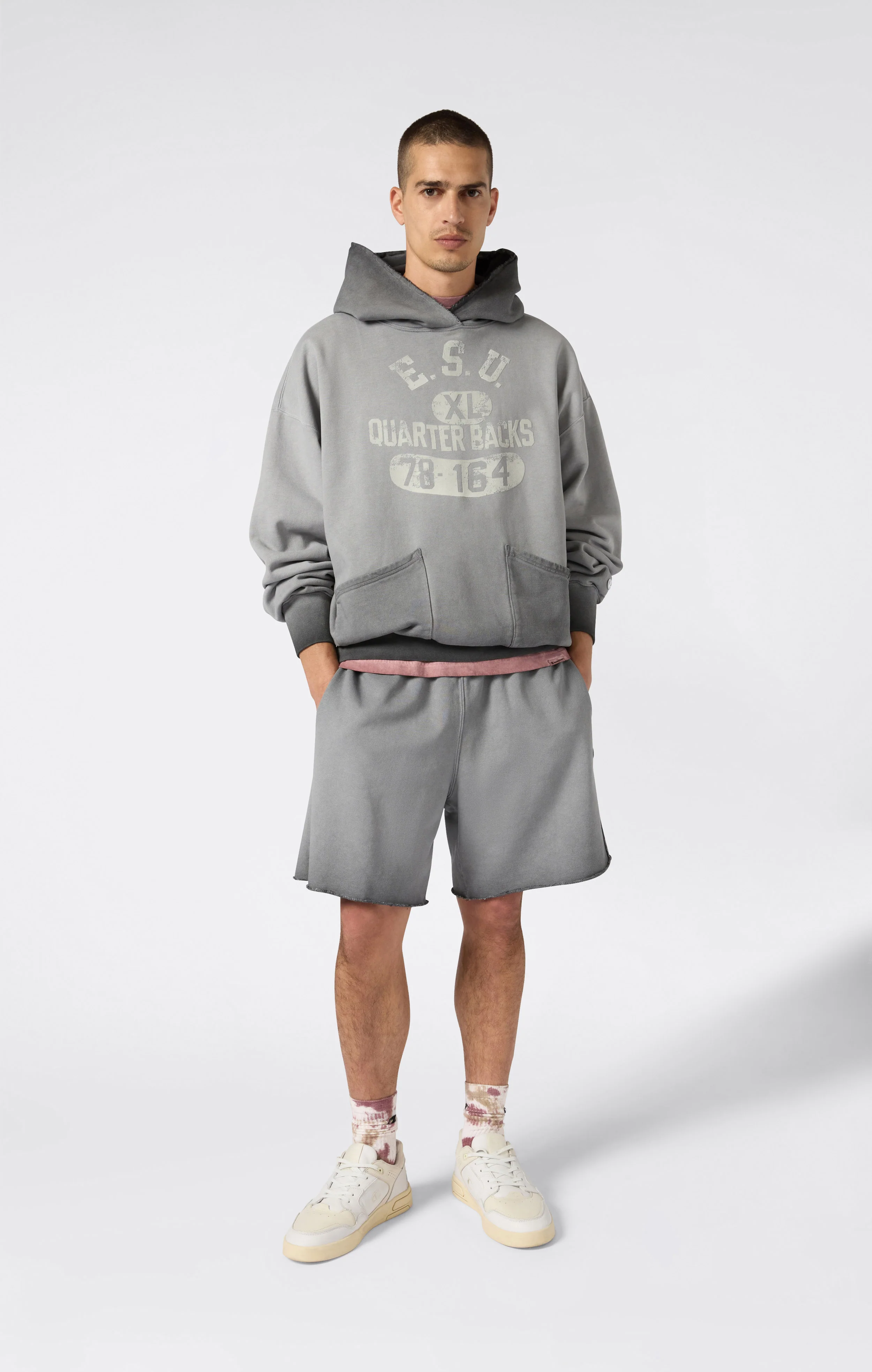 Men’s Washed Hooded Sweatshirt Loose Fit Time Capsule - Image 2